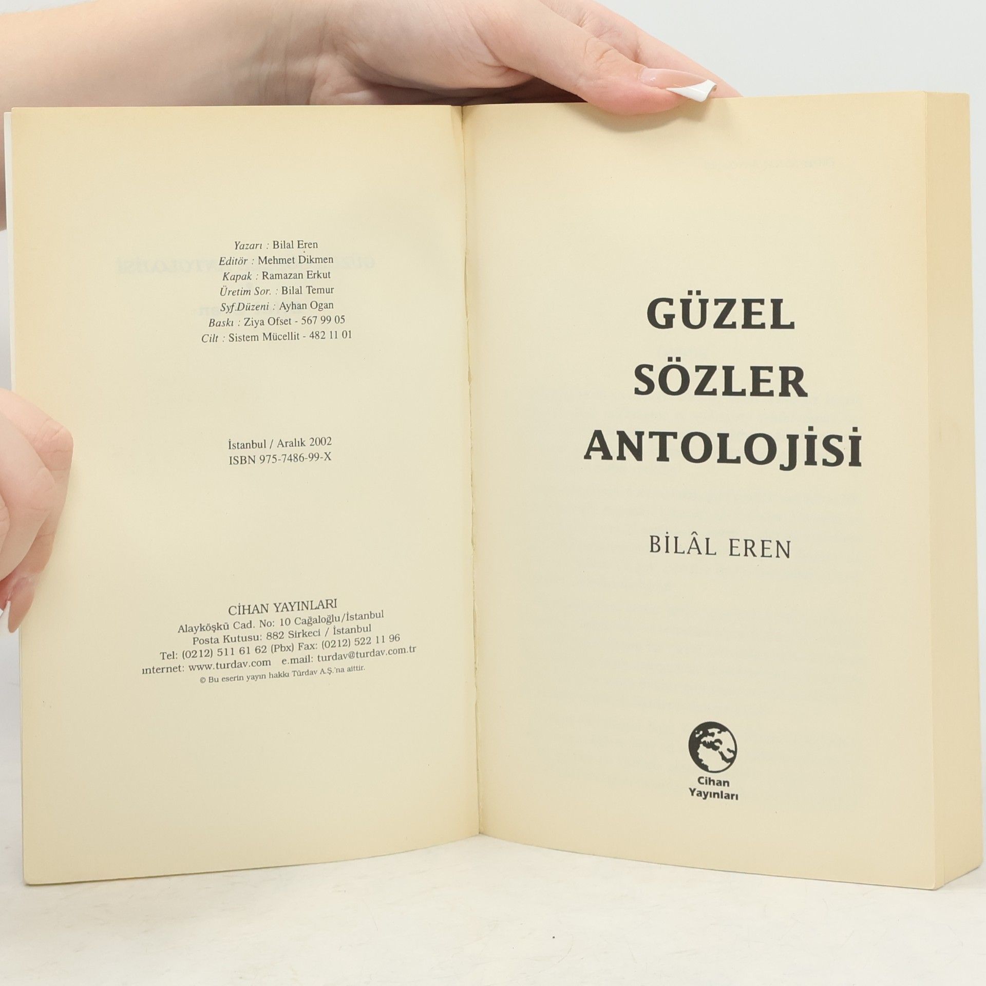 Bilâl Eren Güzel Sözler Antolojisi
