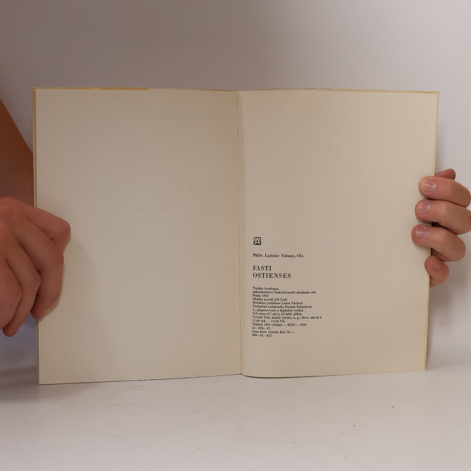 Ladislav Vidman Fasti Ostienses