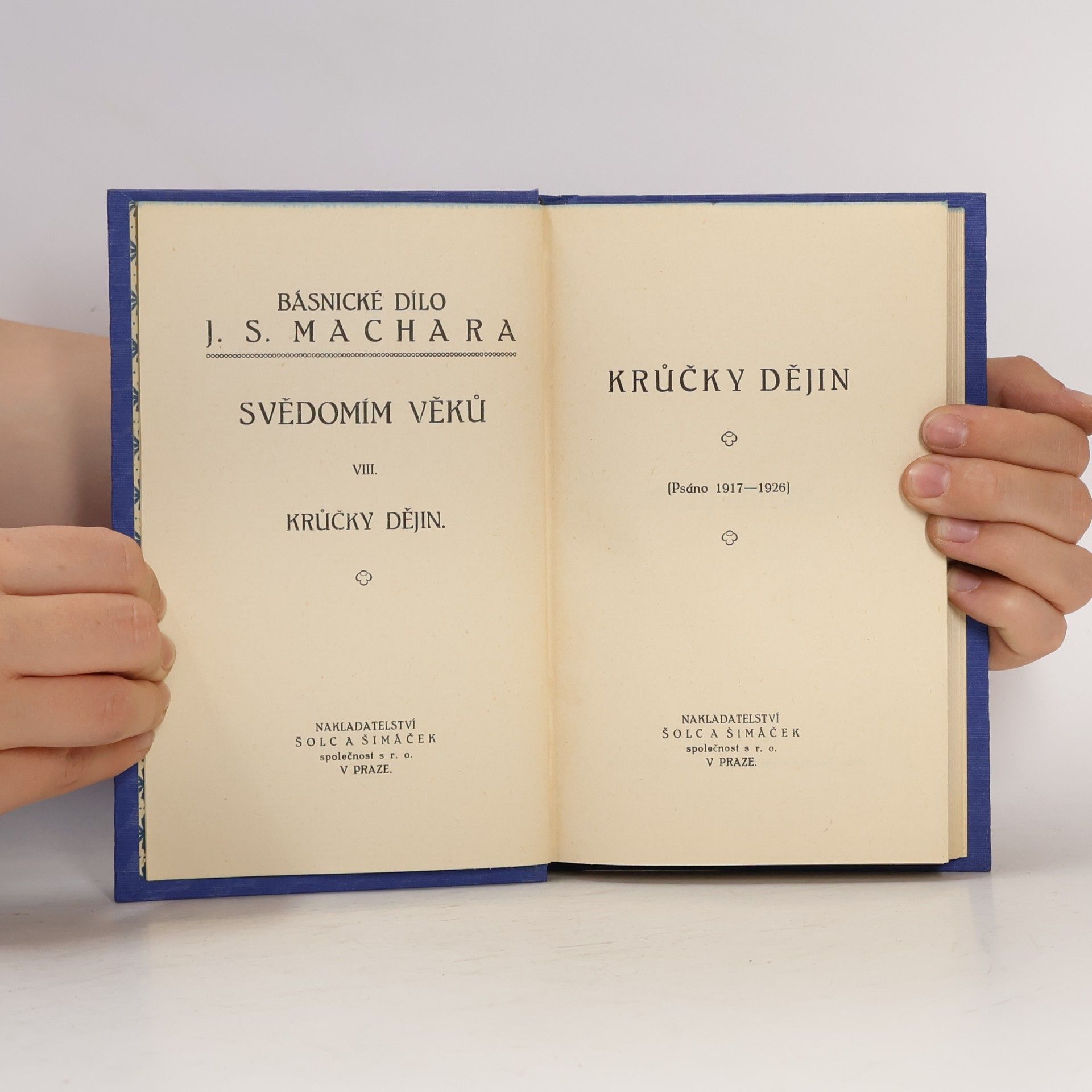 Various authors Krůčky dějin (Psáno 1917 - 1926)