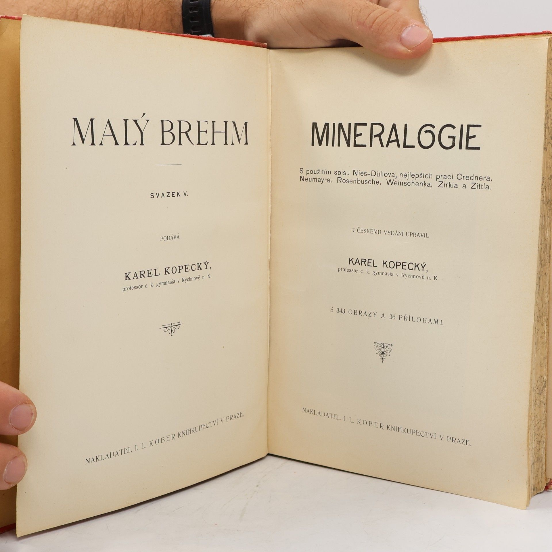 Karel Kopecký Malý Brehm V. Mineralogie
