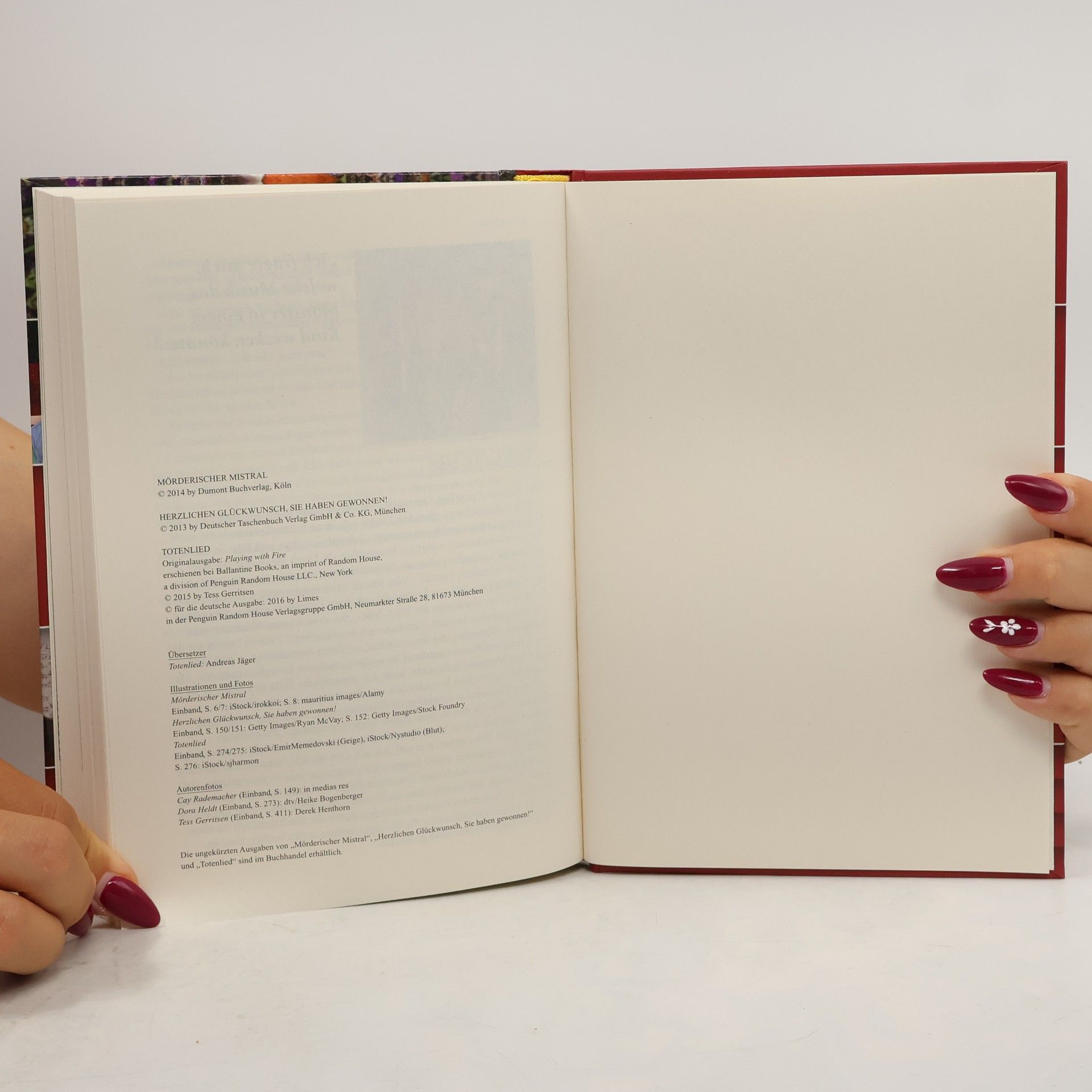 Cay Rademacher Auswahlbücher: Mörderischer Mistral; Herzlichen Glückwunsch, Sie haben gewonnen!; Totenlied