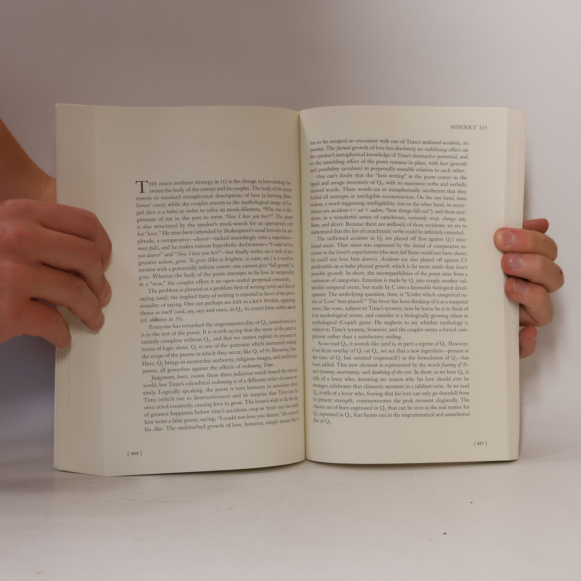 Helen Hennessy Vendler The Art of Shakespeare's Sonnets