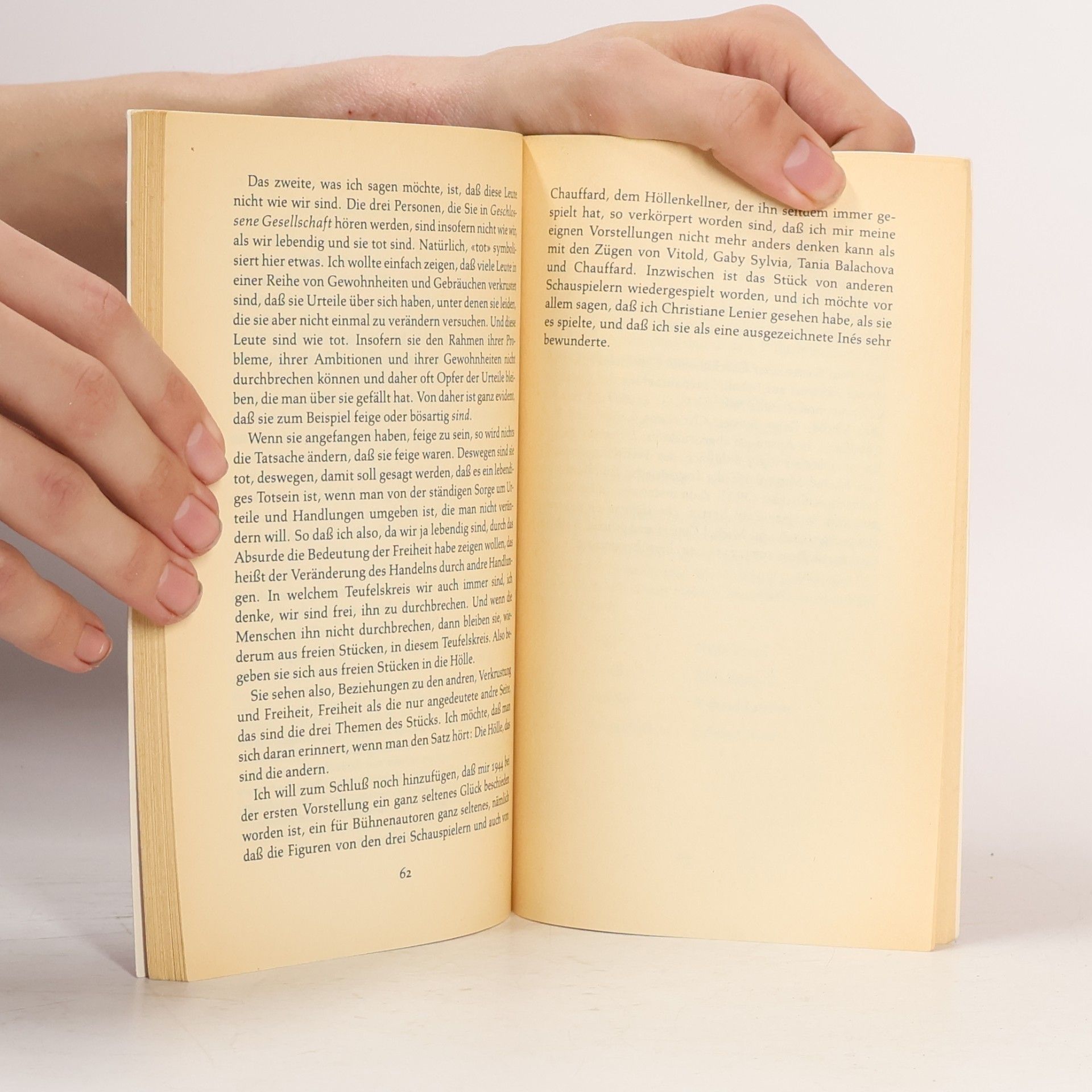 Jean Paul Sartre Geschlossene Gesellschaft