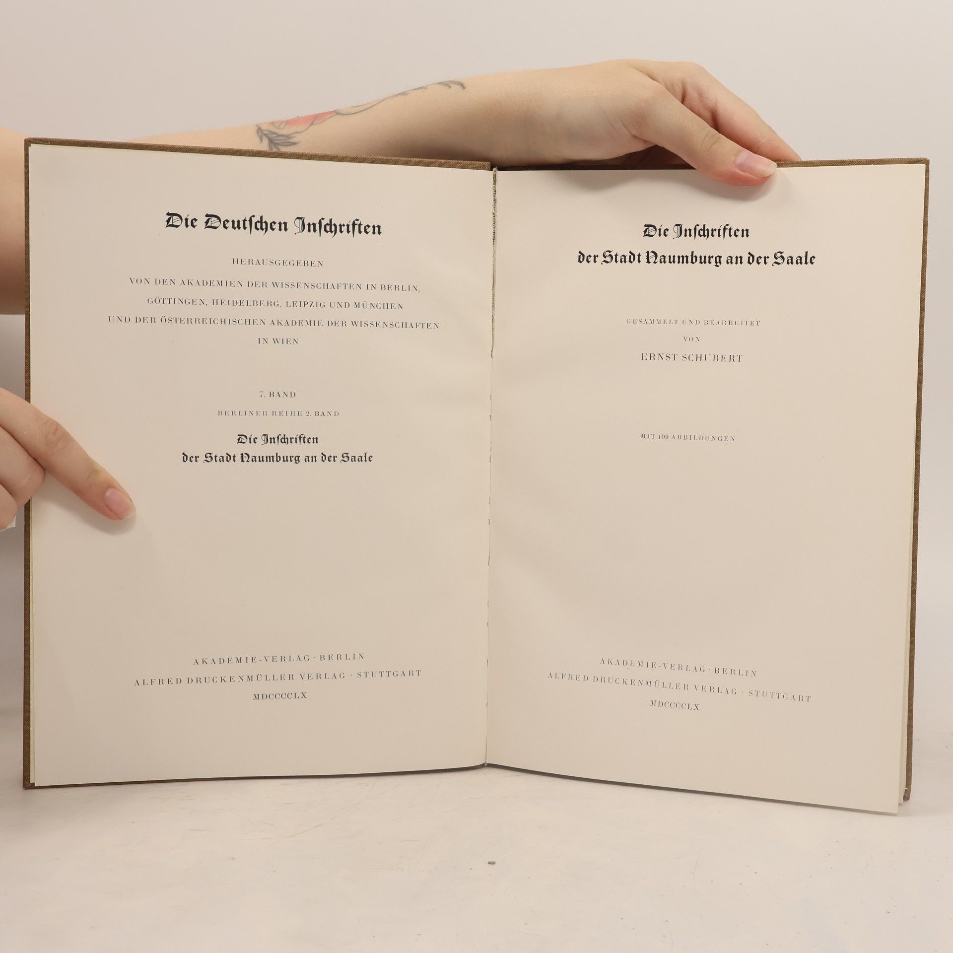 Ernst Schubert Die Inschriften der Stadt Naumburg an der Saale