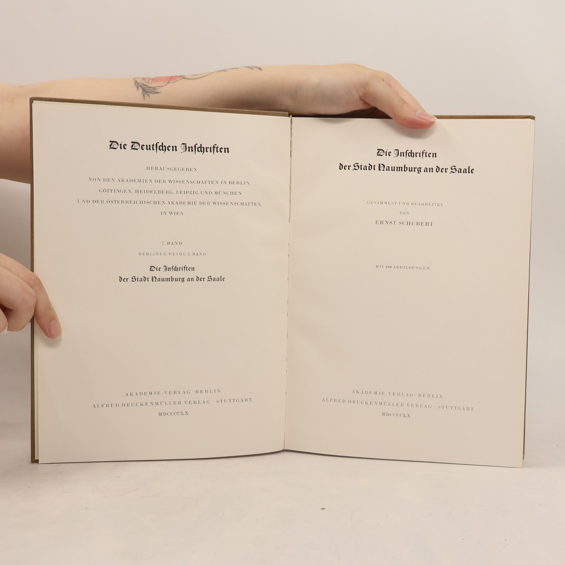 Ernst Schubert Die Inschriften der Stadt Naumburg an der Saale