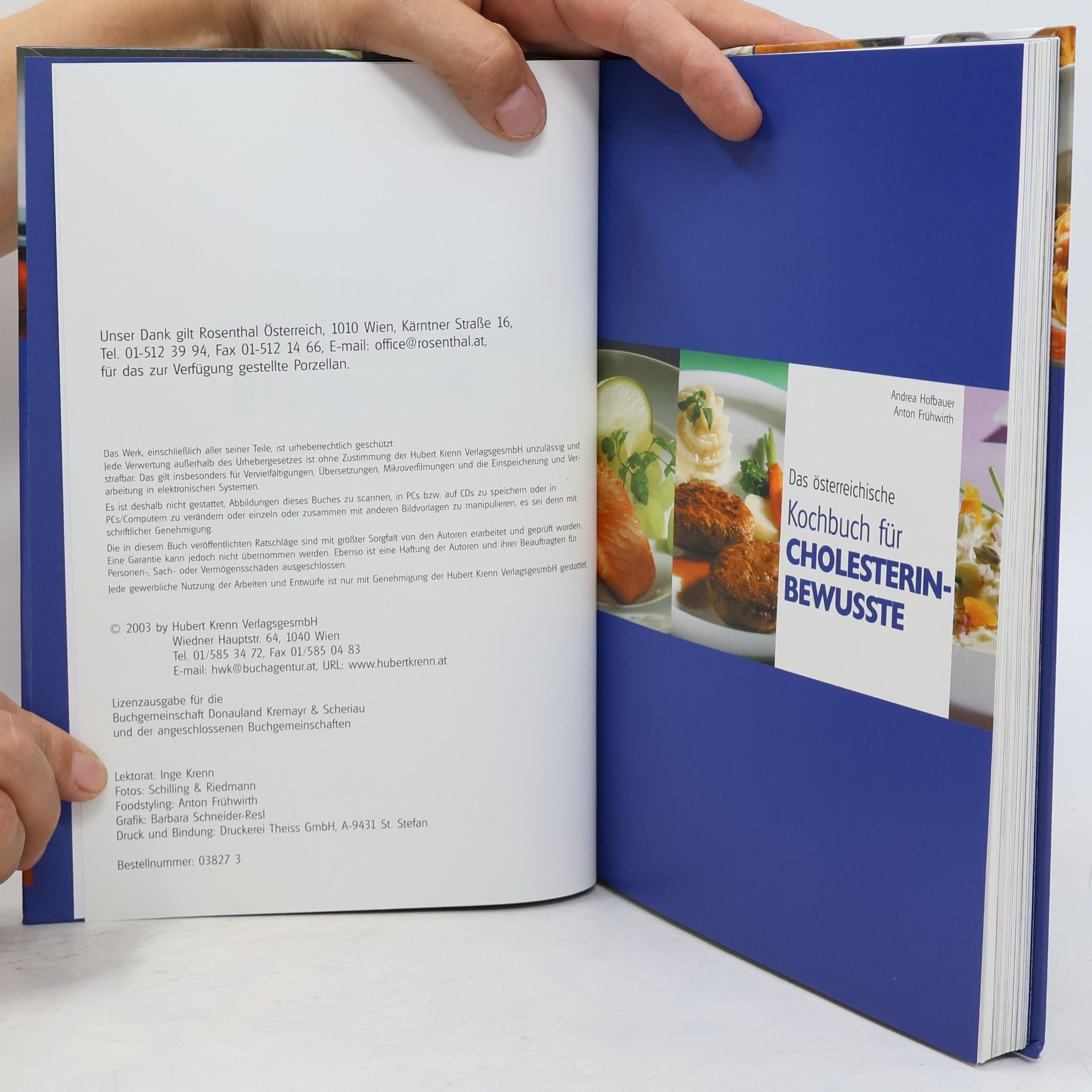 Andrea Hofbauer Das österreichische Kochbuch für Cholesterin-Bewusste