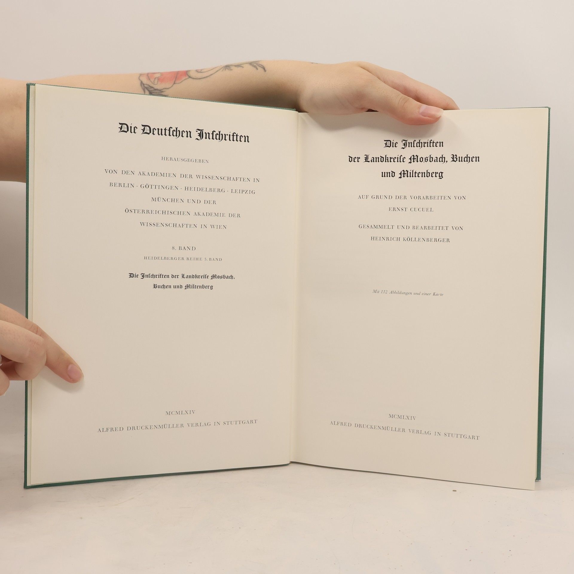 Heinrich Barthold Köllenberger Die Inschriften der Landkreise Mosbach, Buchen und Miltenberg