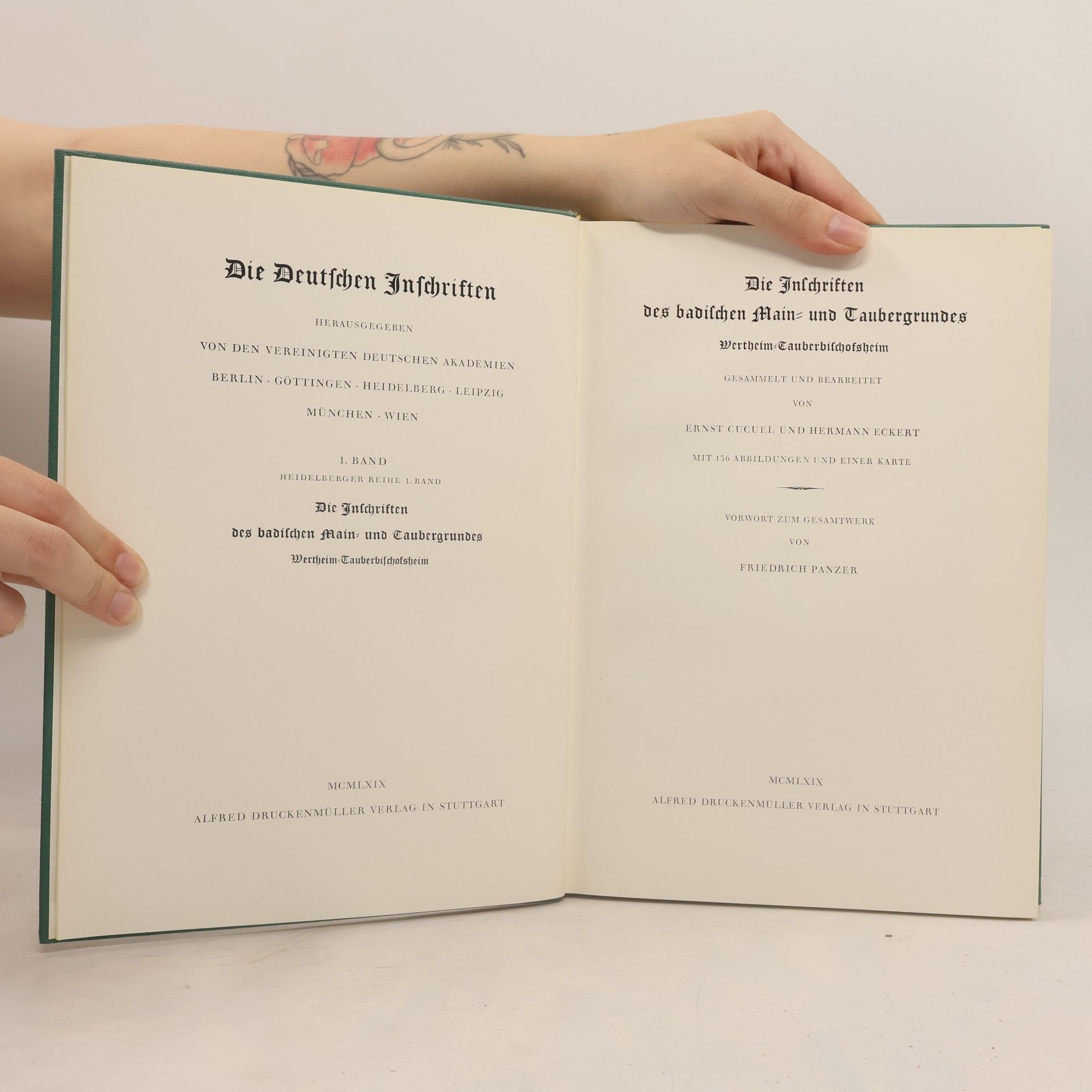 Gerhard Eckert Die Inschriften des badischen Main- und Taubergrundes
