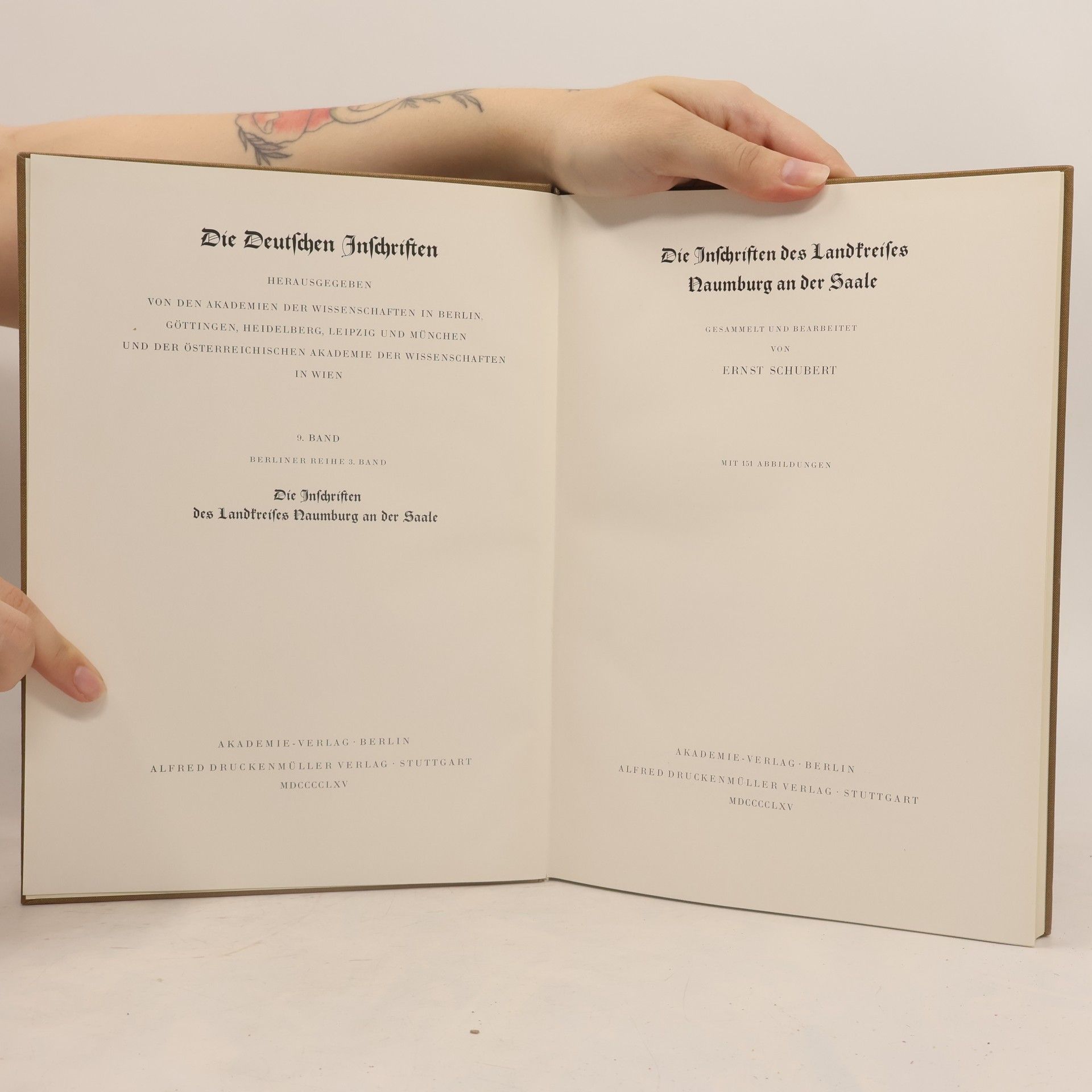 Ernst Fritz-Schubert Die Inschriften des Landkreises Naumburg an der Saale