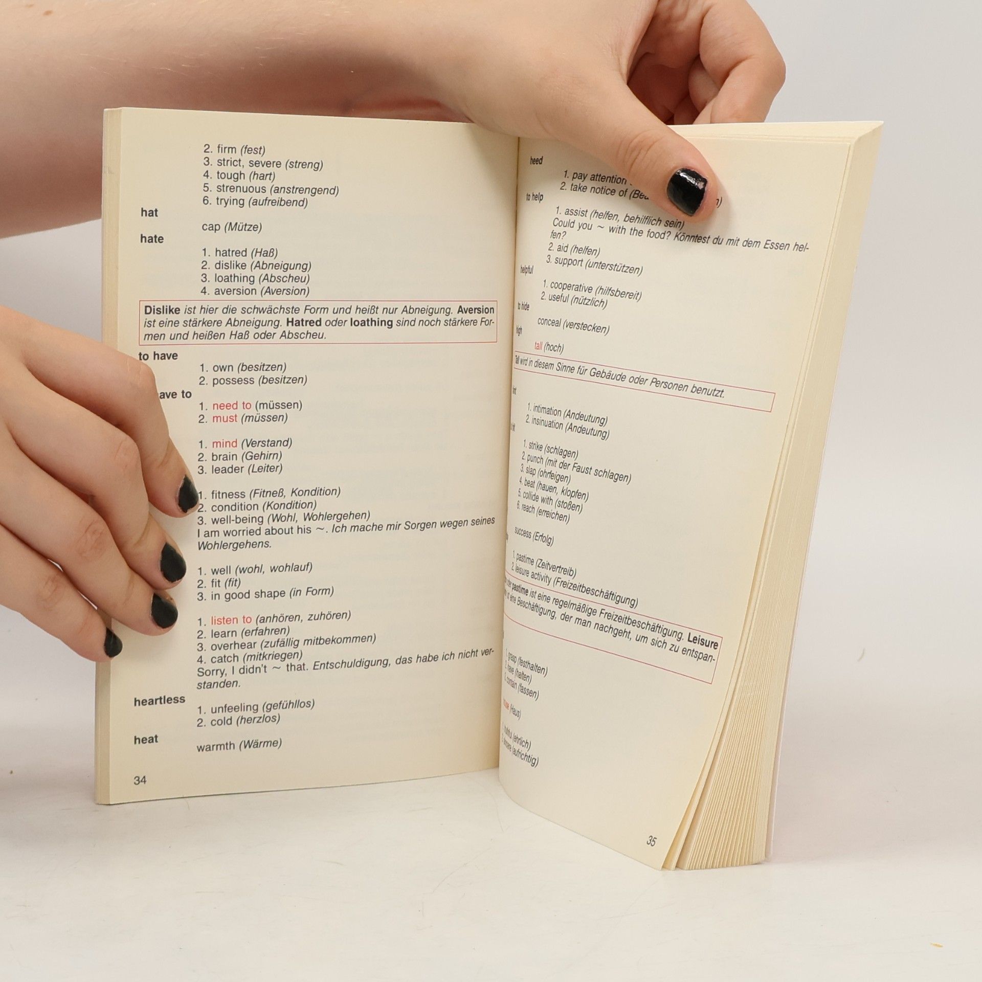 Kolektiv autorů Synonyme Englisch - leicht gemacht