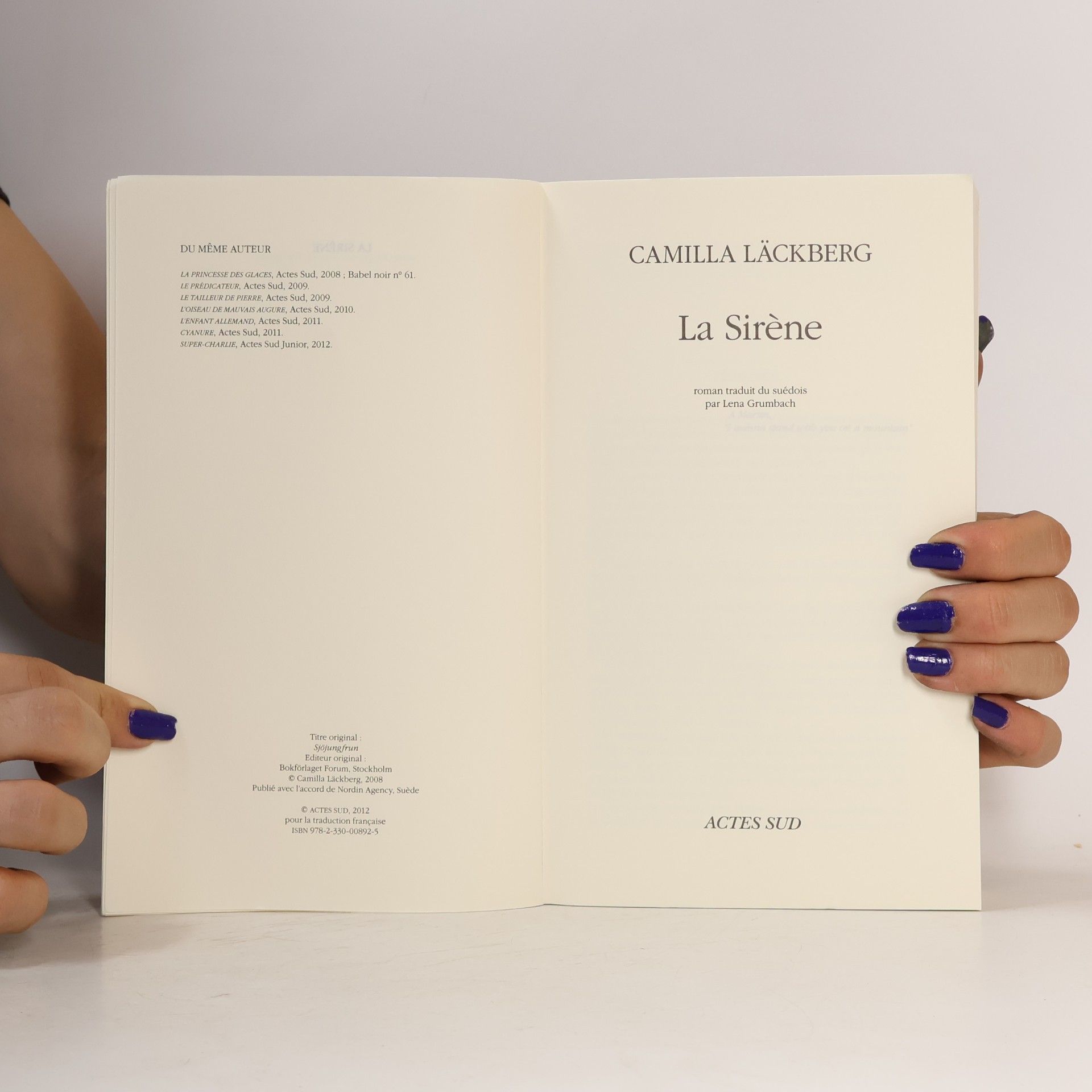 Camilla Läckberg La Sirène