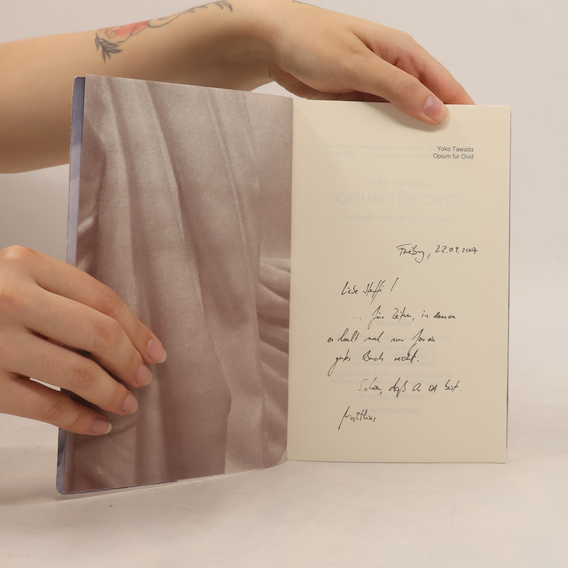 Yōko Tawada Opium für Ovid. Ein Kopfkissenbuch von 22 Frauen