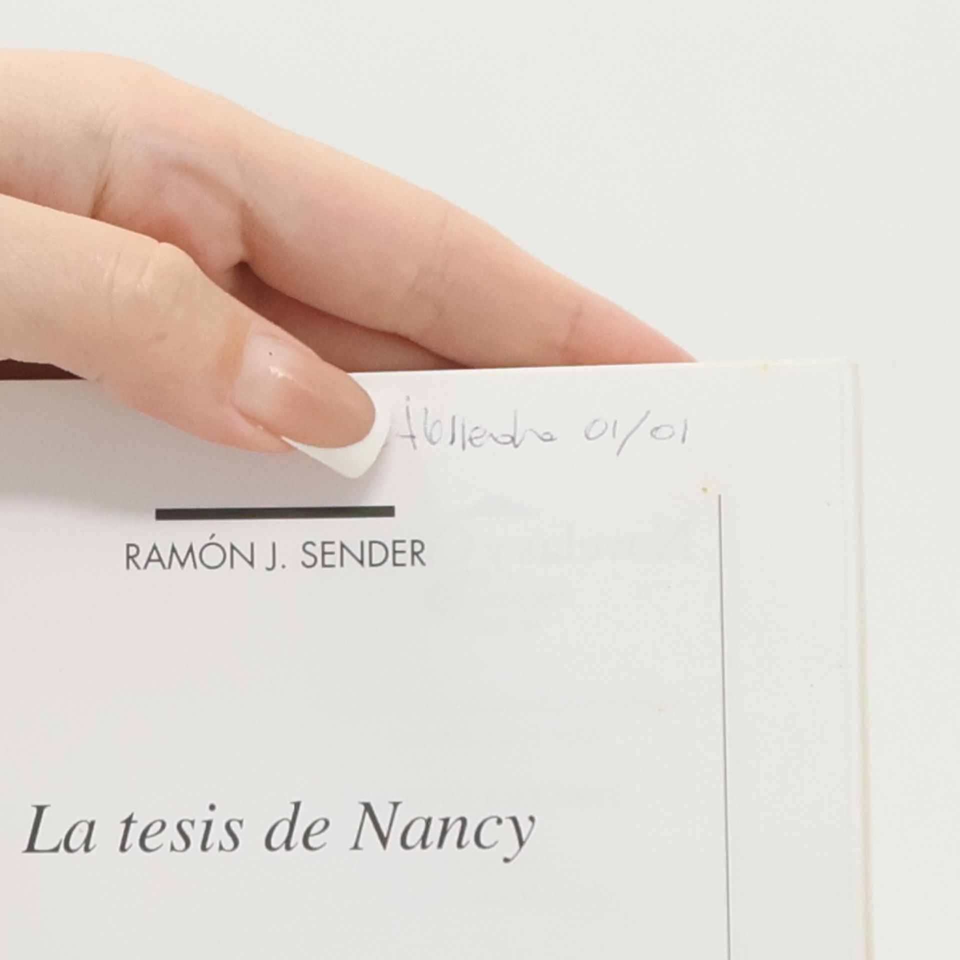 Sender J. Ramón La tesis de Nancy