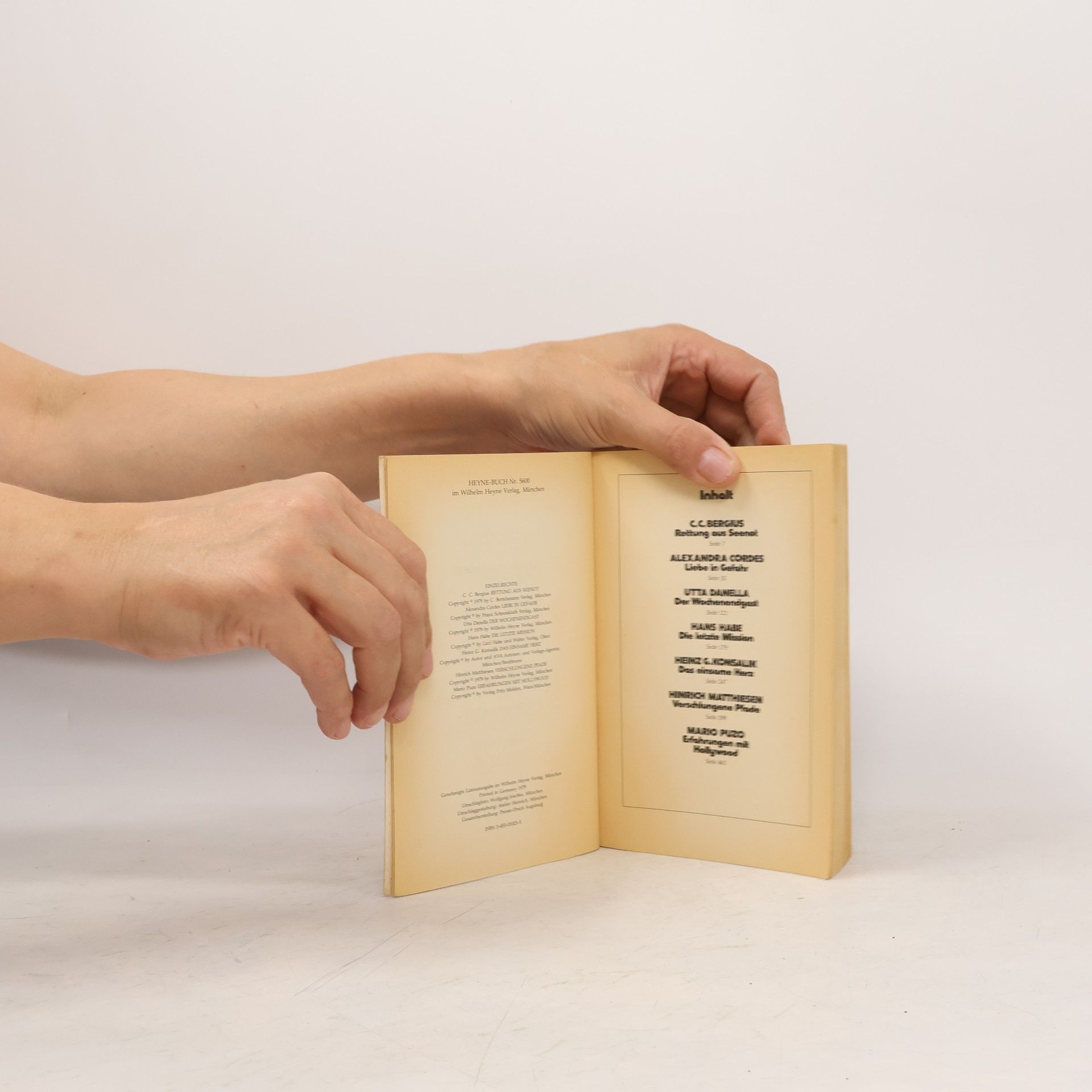 Various authors Heyne Jahresband 1979. 7 neue Romane und Erzählungen