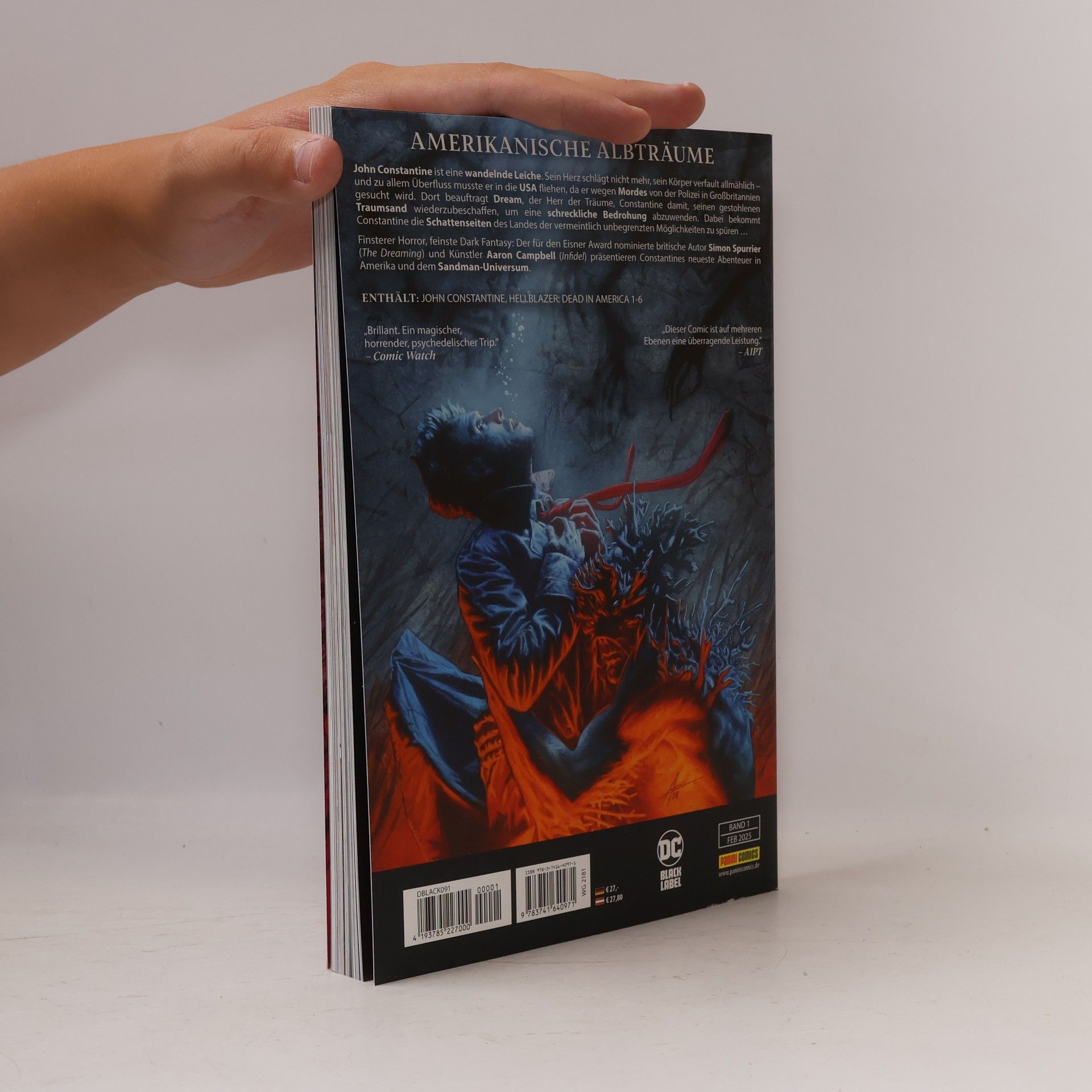 Simon Spurrier John Constantine Hellblazer - 1: Tot in Amerika