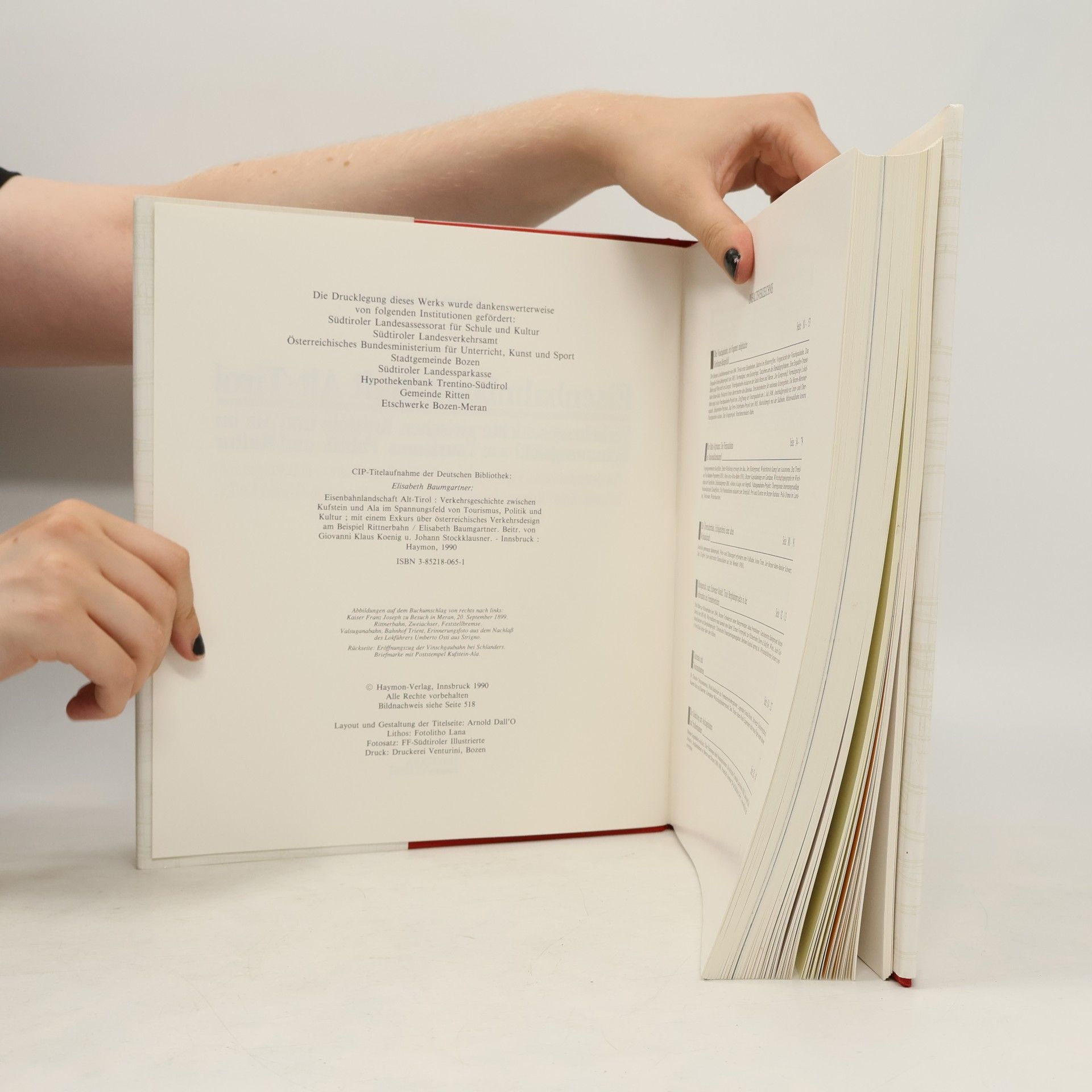 Elisabeth Baumgartner Eisenbahnlandschaft Alt-Tirol