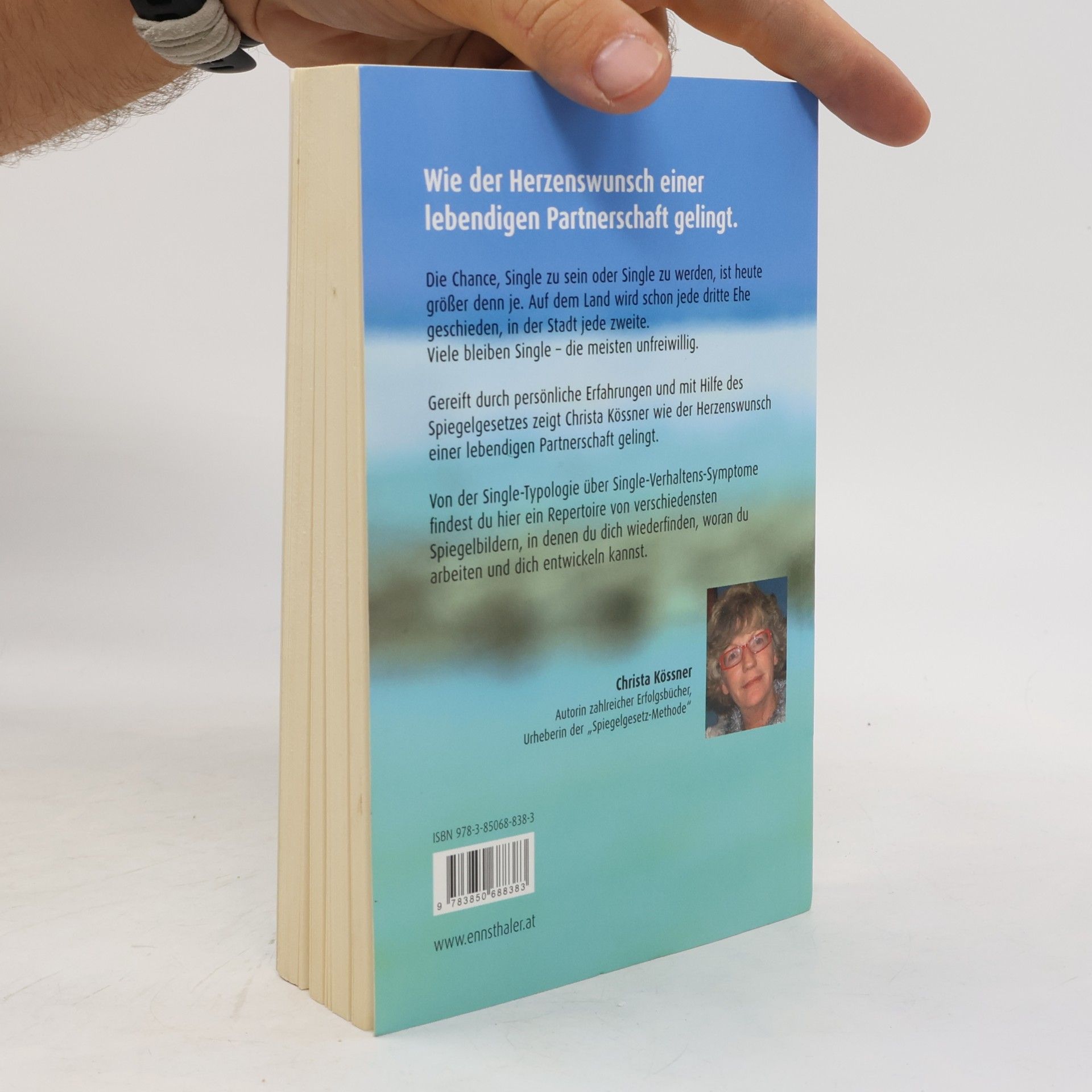 Christa Kössner Handbuch für Singles, die es nicht länger bleiben wollen