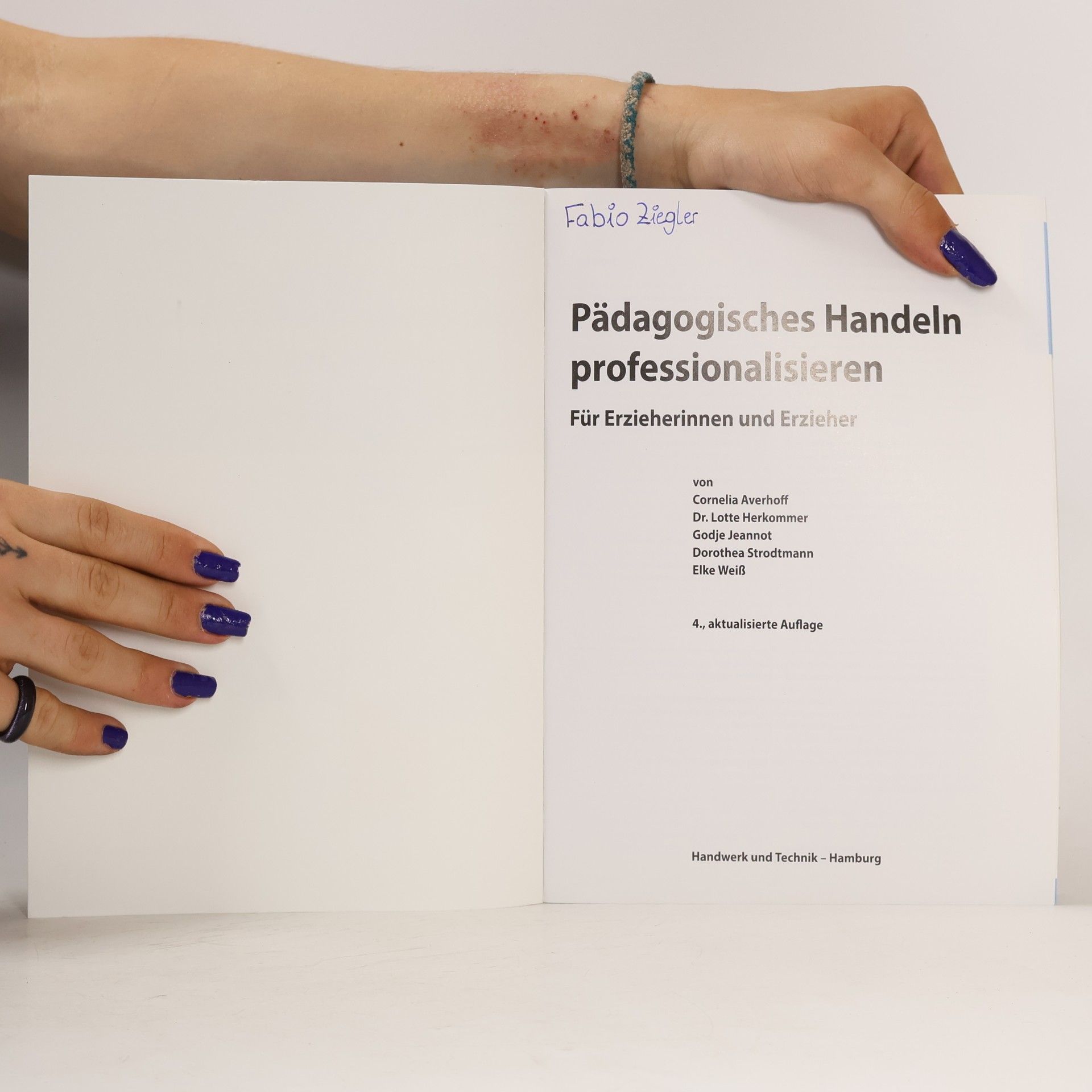 Cornelia Averhoff Pädagogisches Handeln professionalisieren