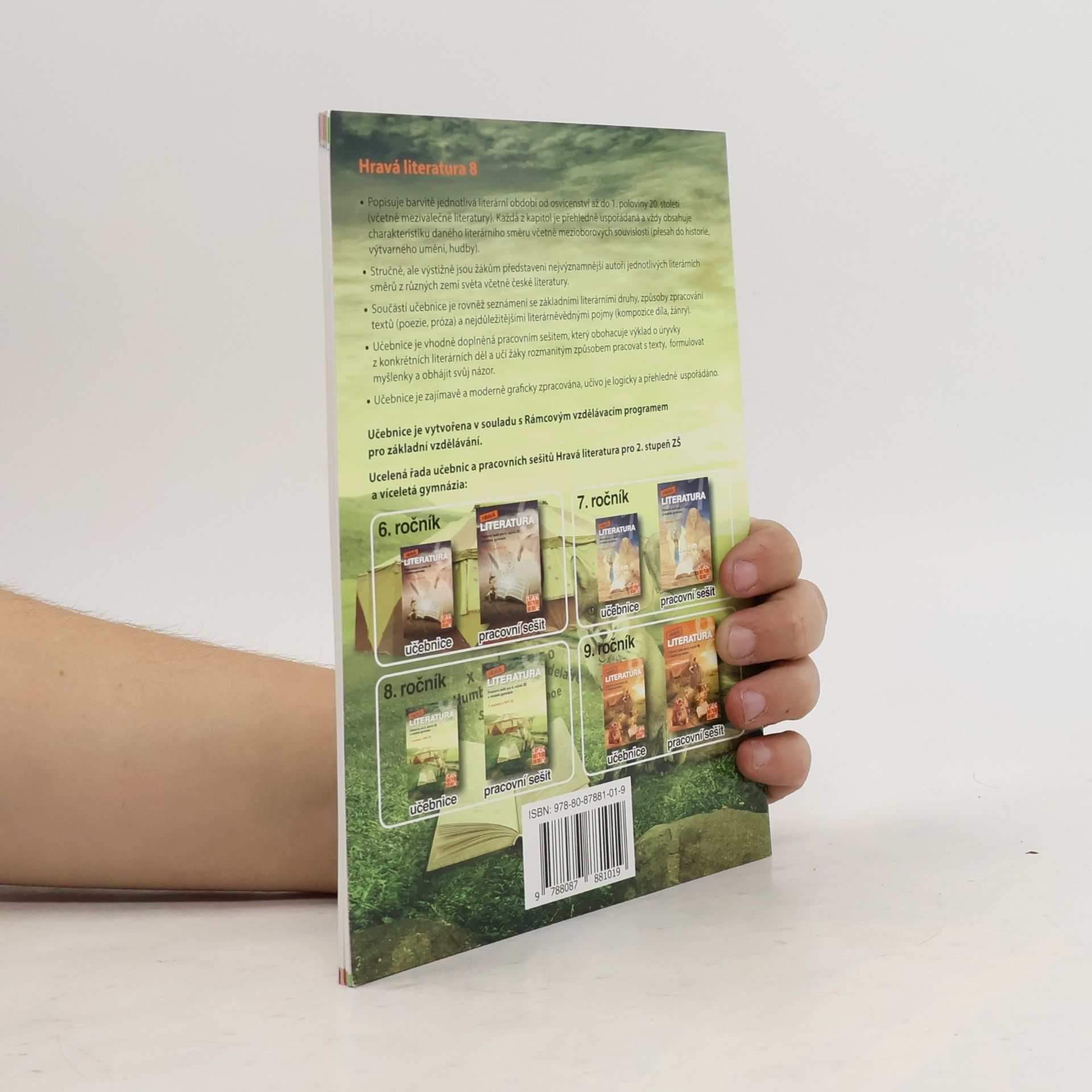 Michaela Jindráčková Hravá literatura: učebnice pro 8. ročník ZŠ a víceletá gymnázia