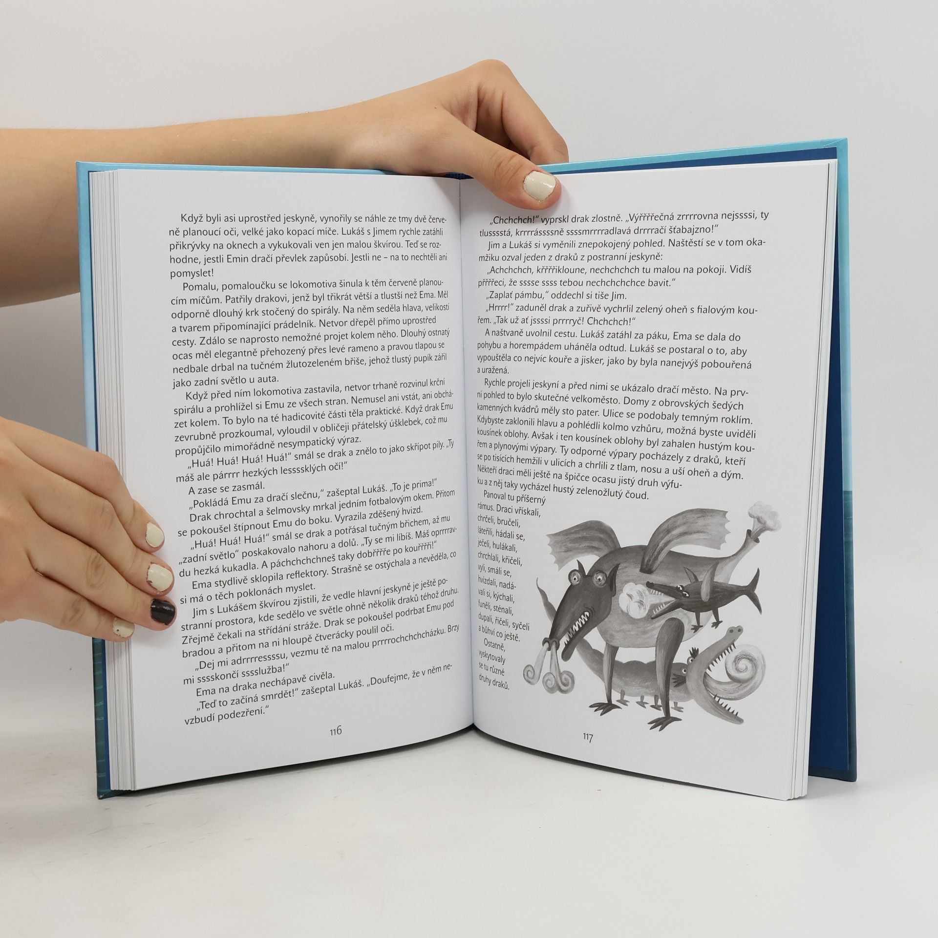 Michael Ende Jim Knoflík, Lukáš a lokomotiva Ema