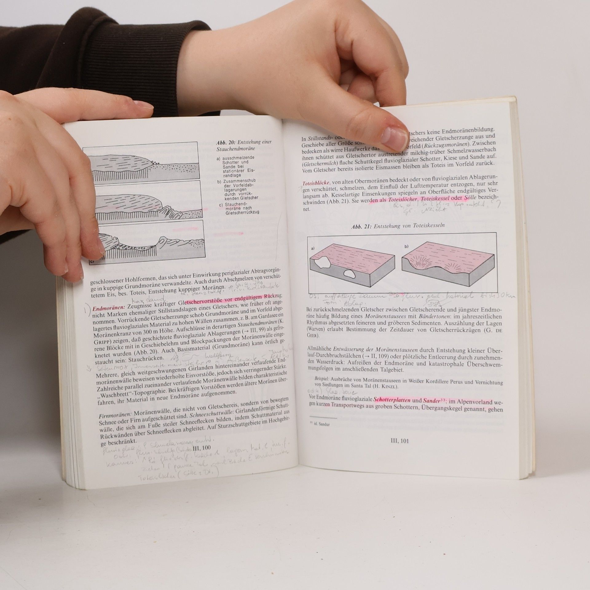 Hans Mattern Hirts Stichwortbücher, Geomorphologie in Stichworten