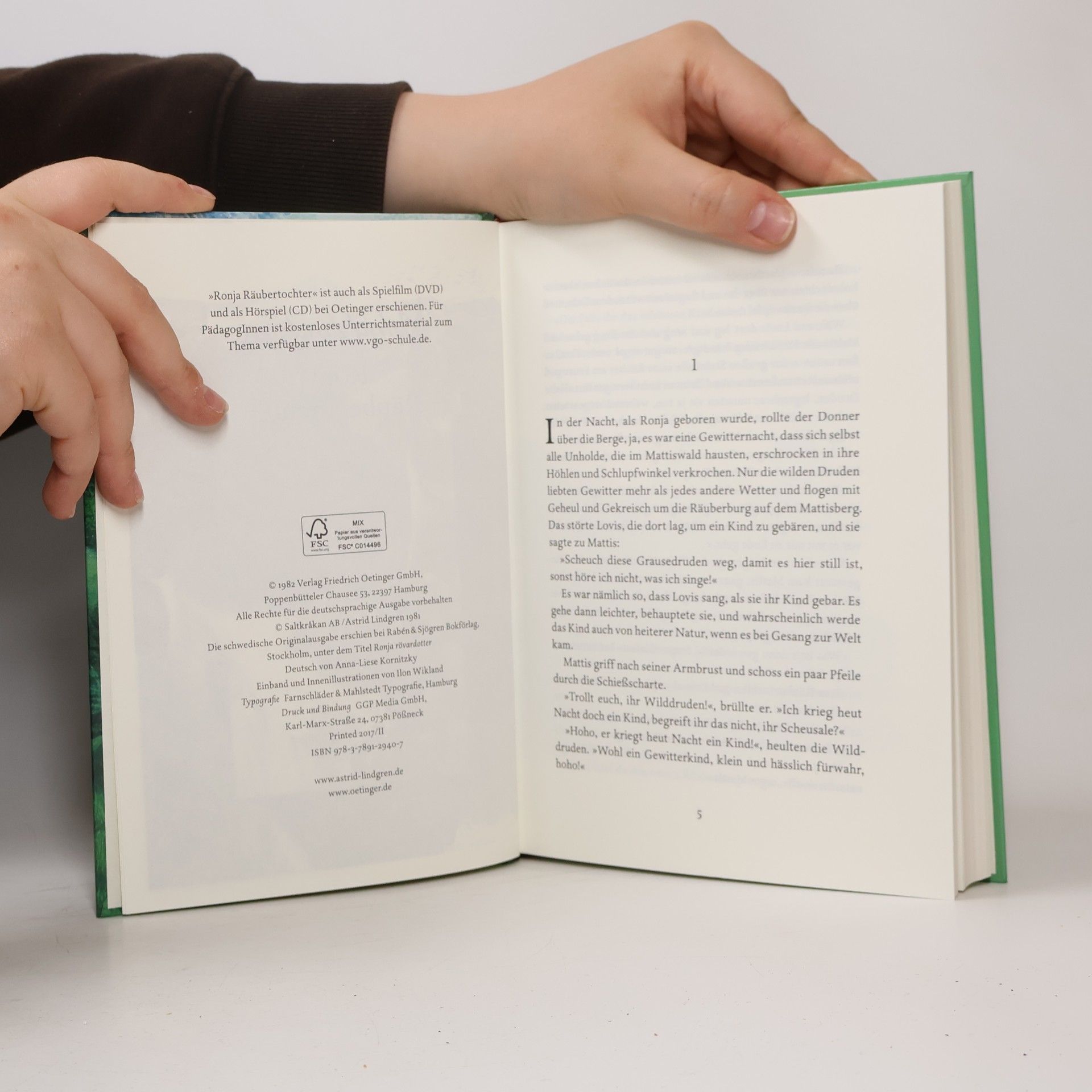 Astrid Lindgrenová Ronja Räubertochter