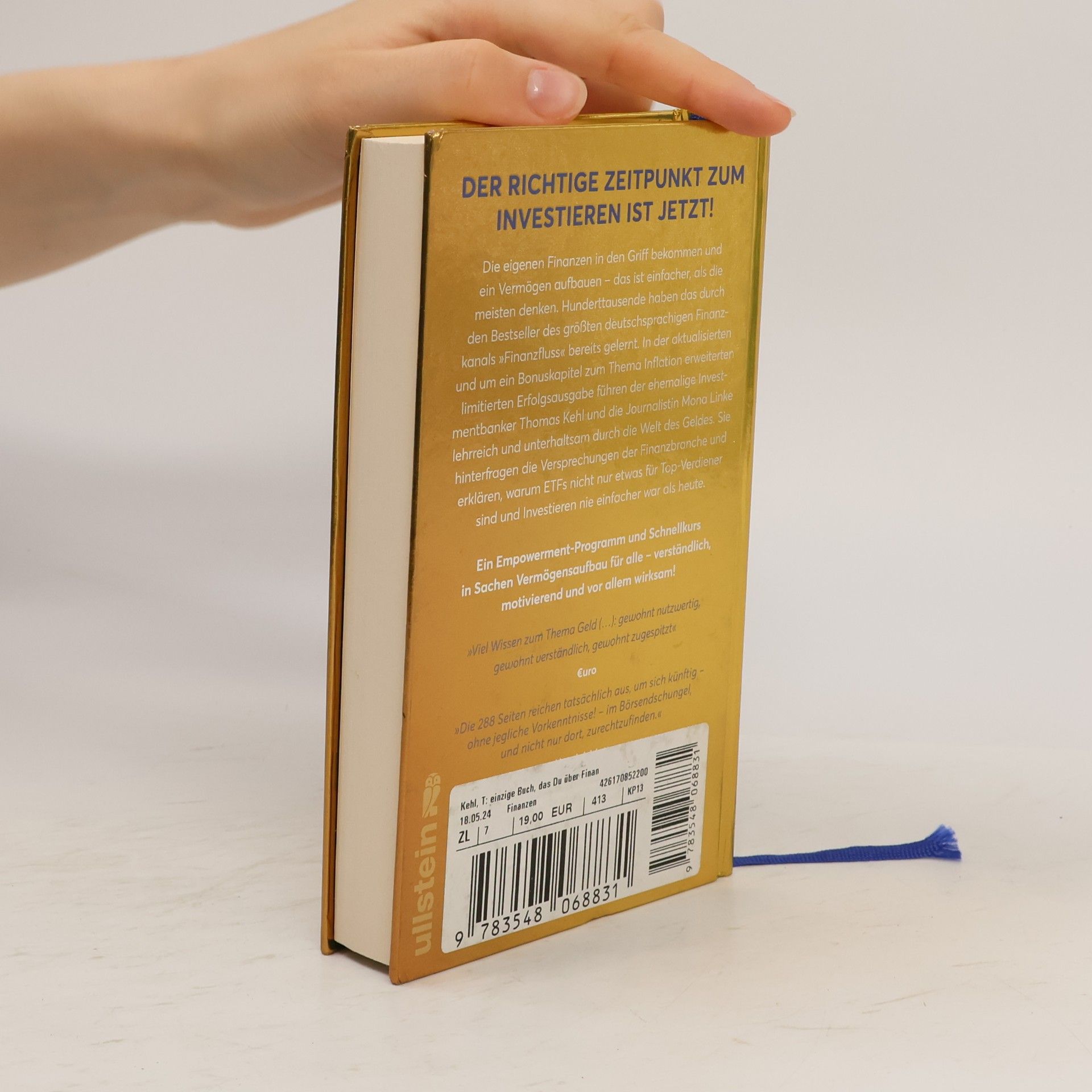 Thomas Kehl Das einzige Buch, das Du über Finanzen lesen solltest – limitierte GOLD EDITION