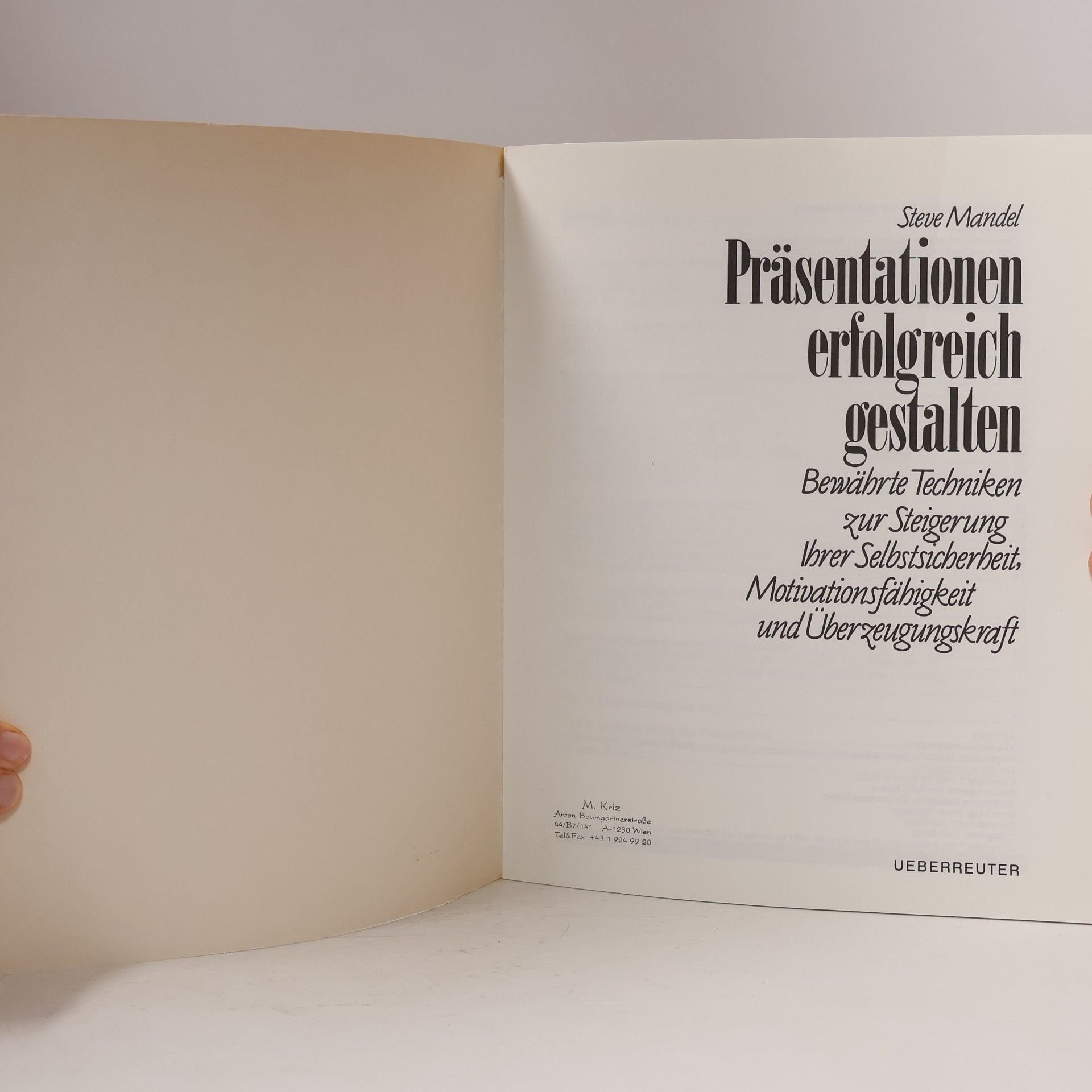 Steve Mandel Präsentationen erfolgreich gestalten