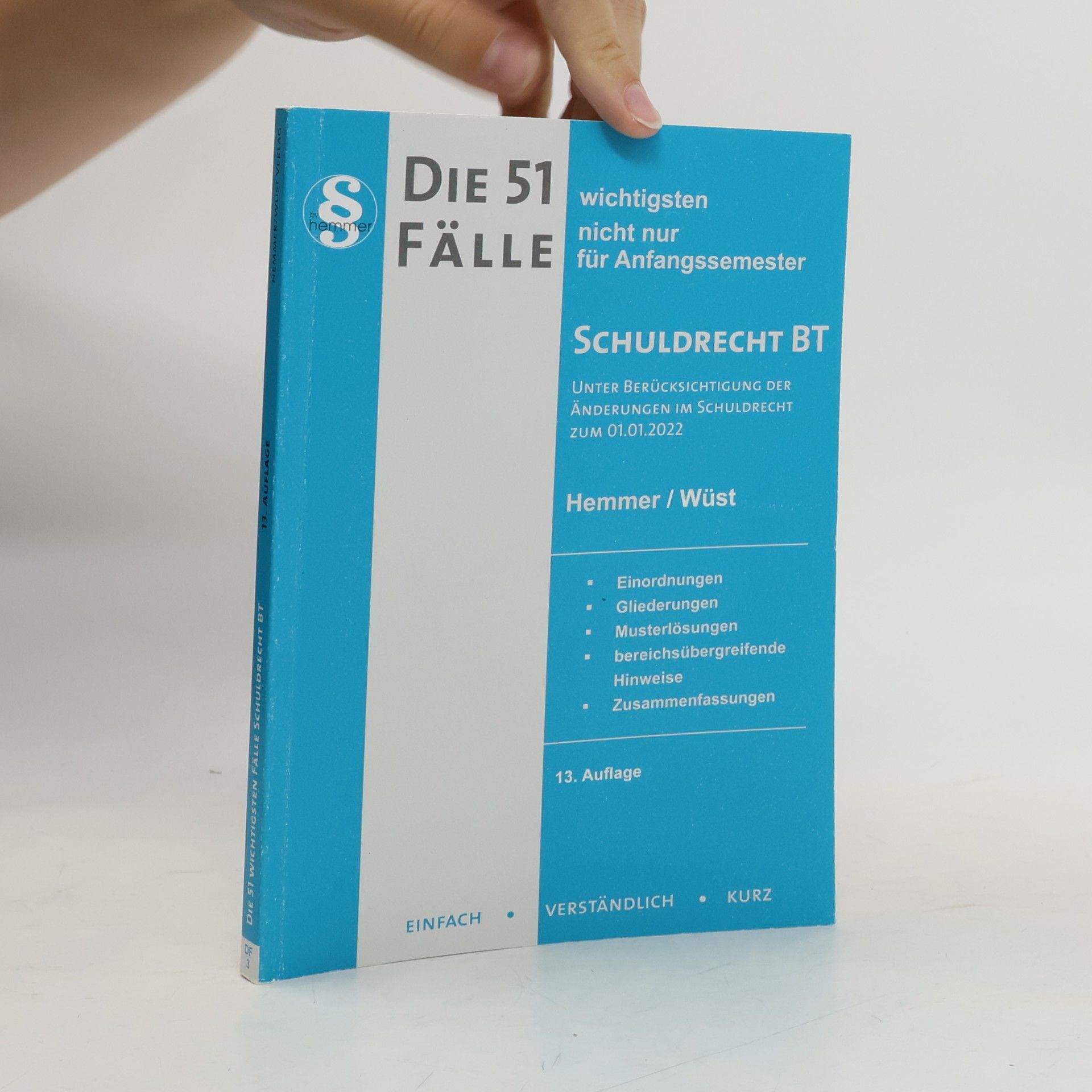 Karl-Edmund Hemmer Die 51 Fälle Schuldrecht BT