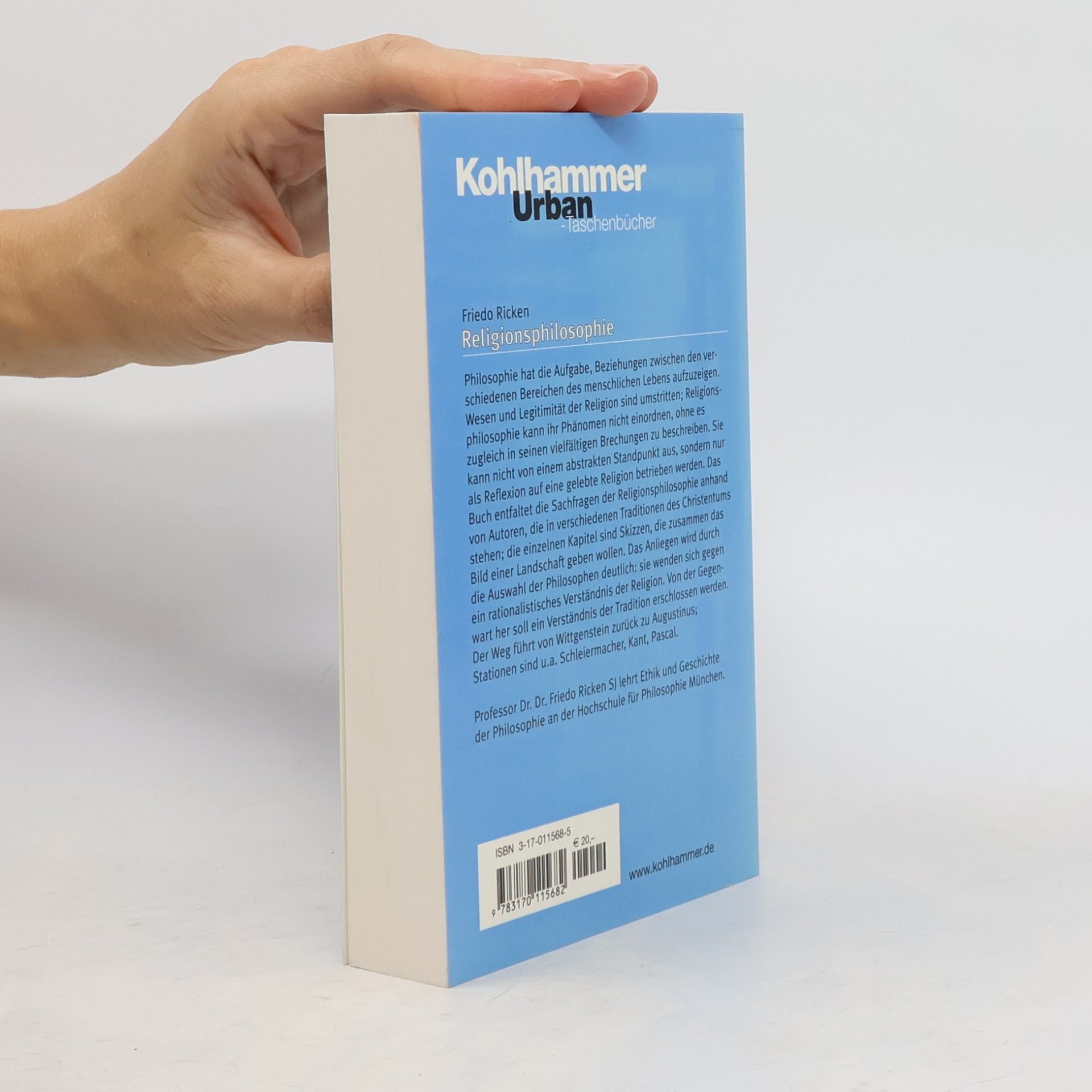 Friedo Ricken Urban-Taschenbücher - 401: Religionsphilosophie