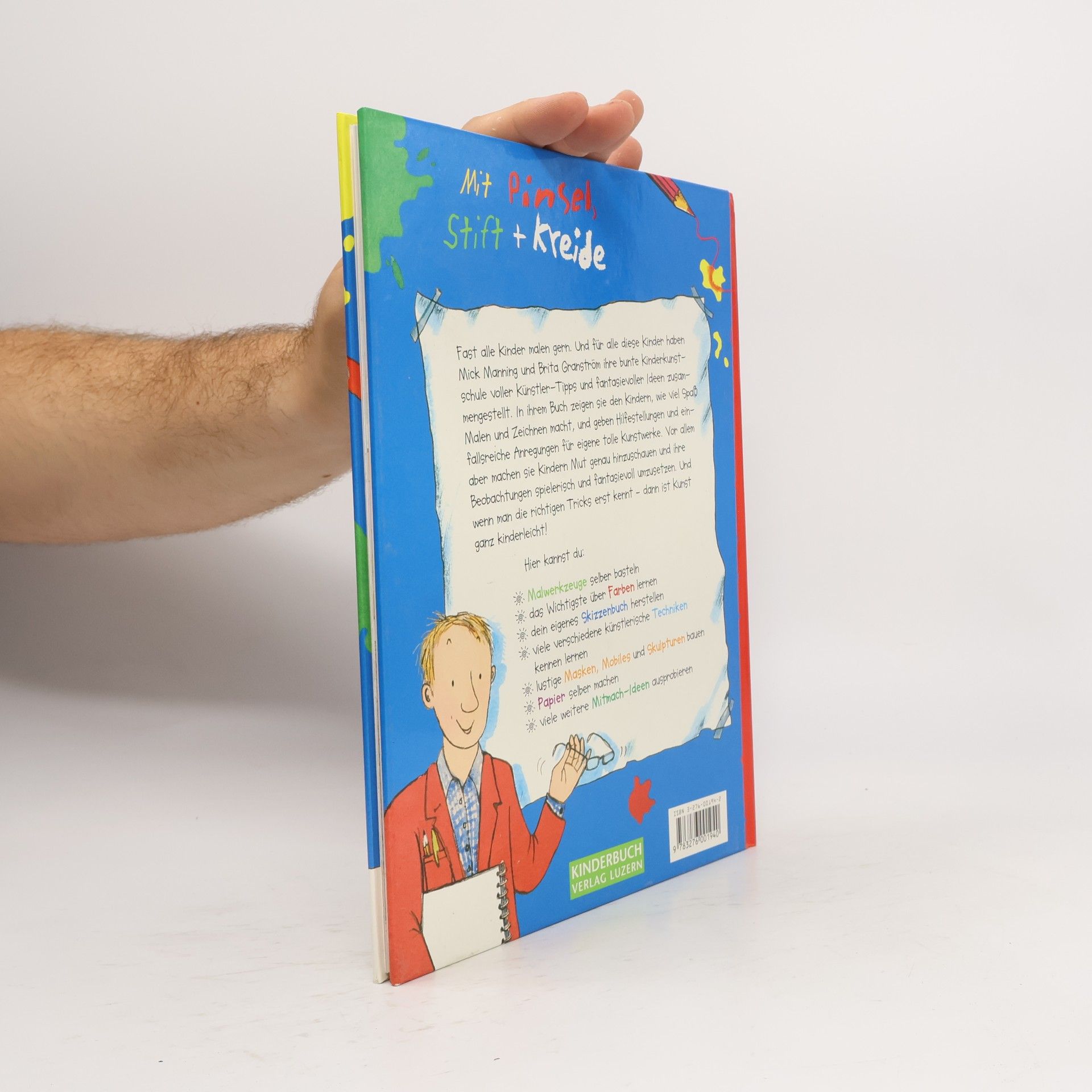 Mick Manning Mit Pinsel, Stift und Kreide