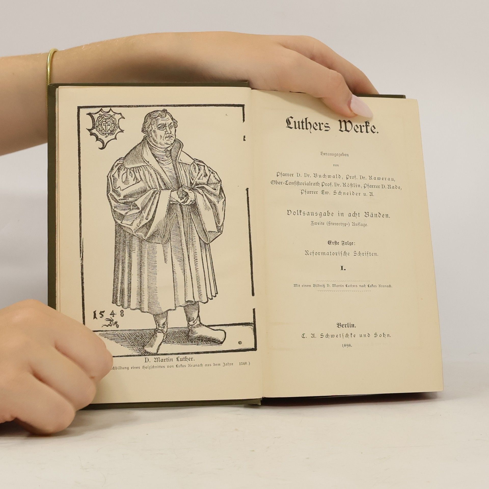Martin Luther Luthers Werke I.