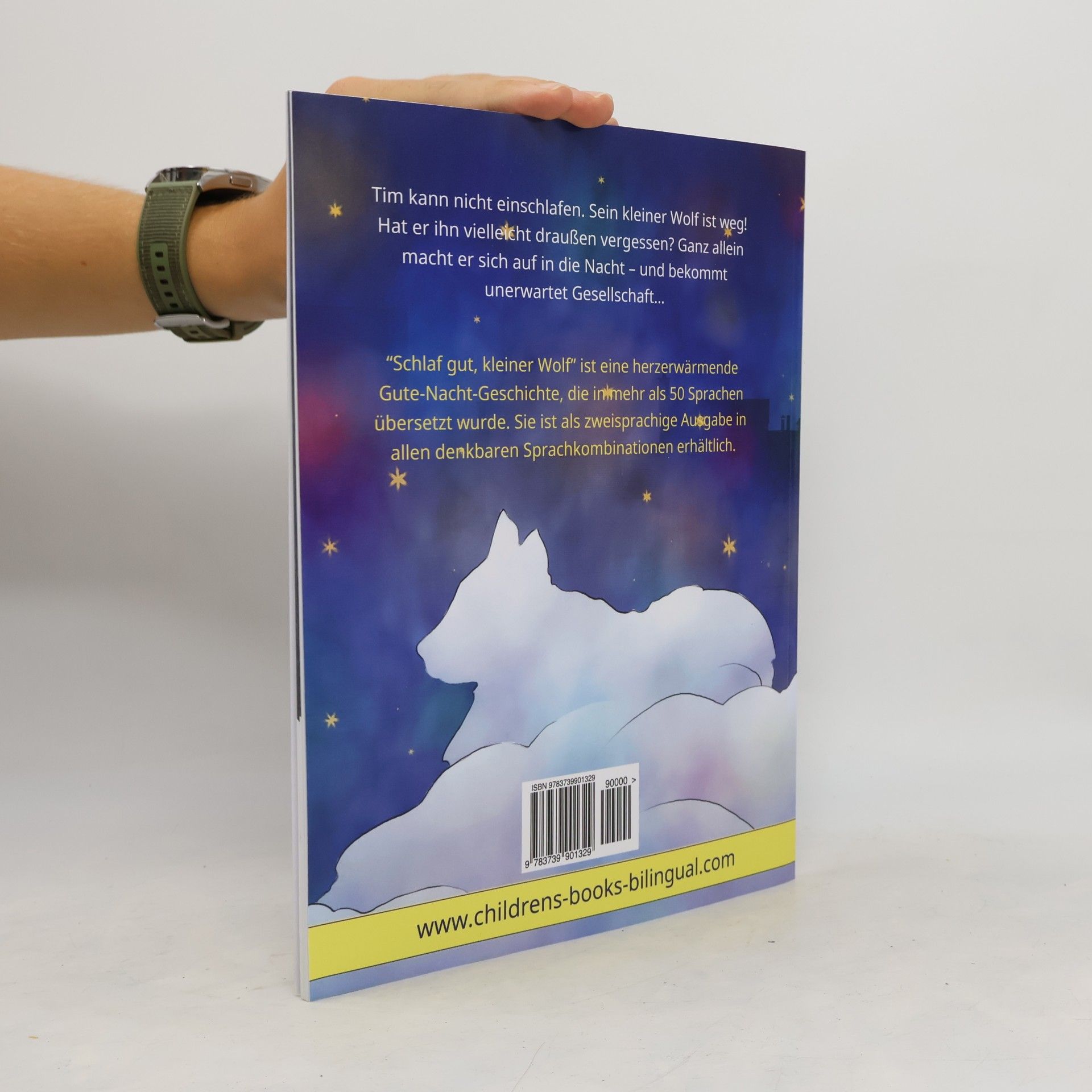 Ulrich Renz Schlaf gut, kleiner Wolf – Sleep Tight, Little Wolf. Zweisprachiges Kinderbuch (Deutsch – Englisch)