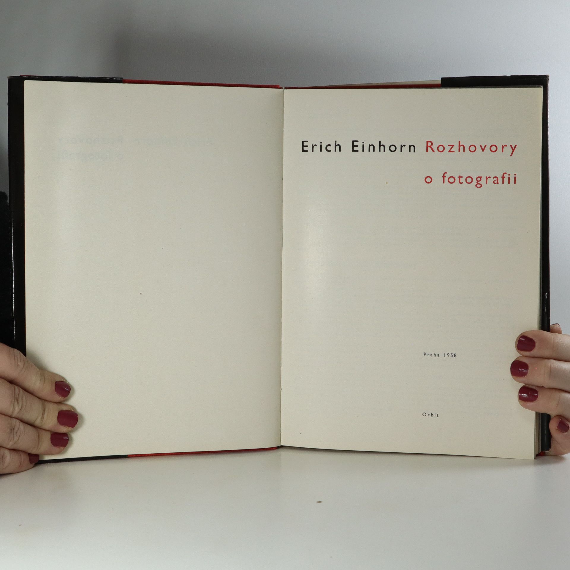 Erich Einhorn Rozhovory o fotografii