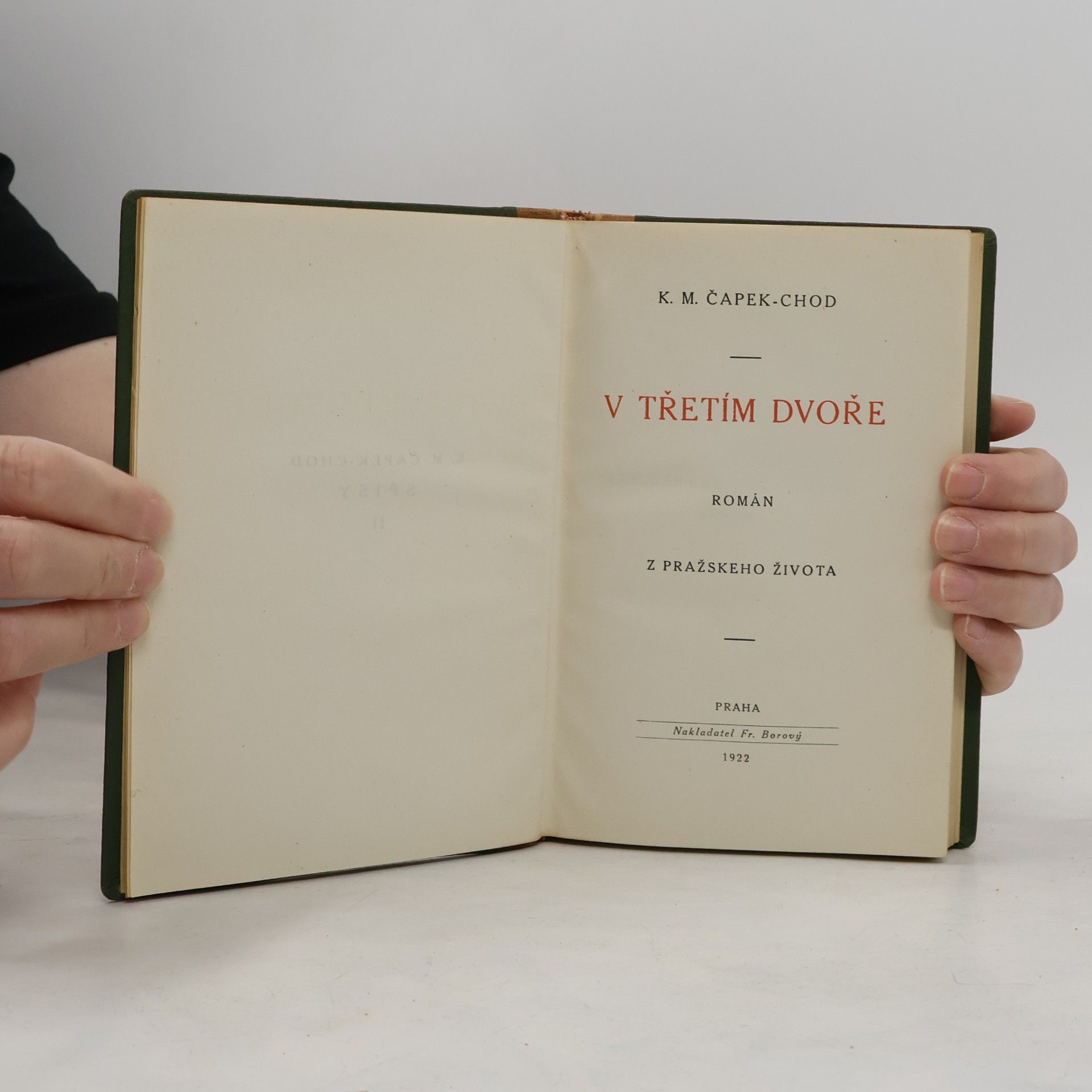 K. M. Čapek Chod V třetím dvoře