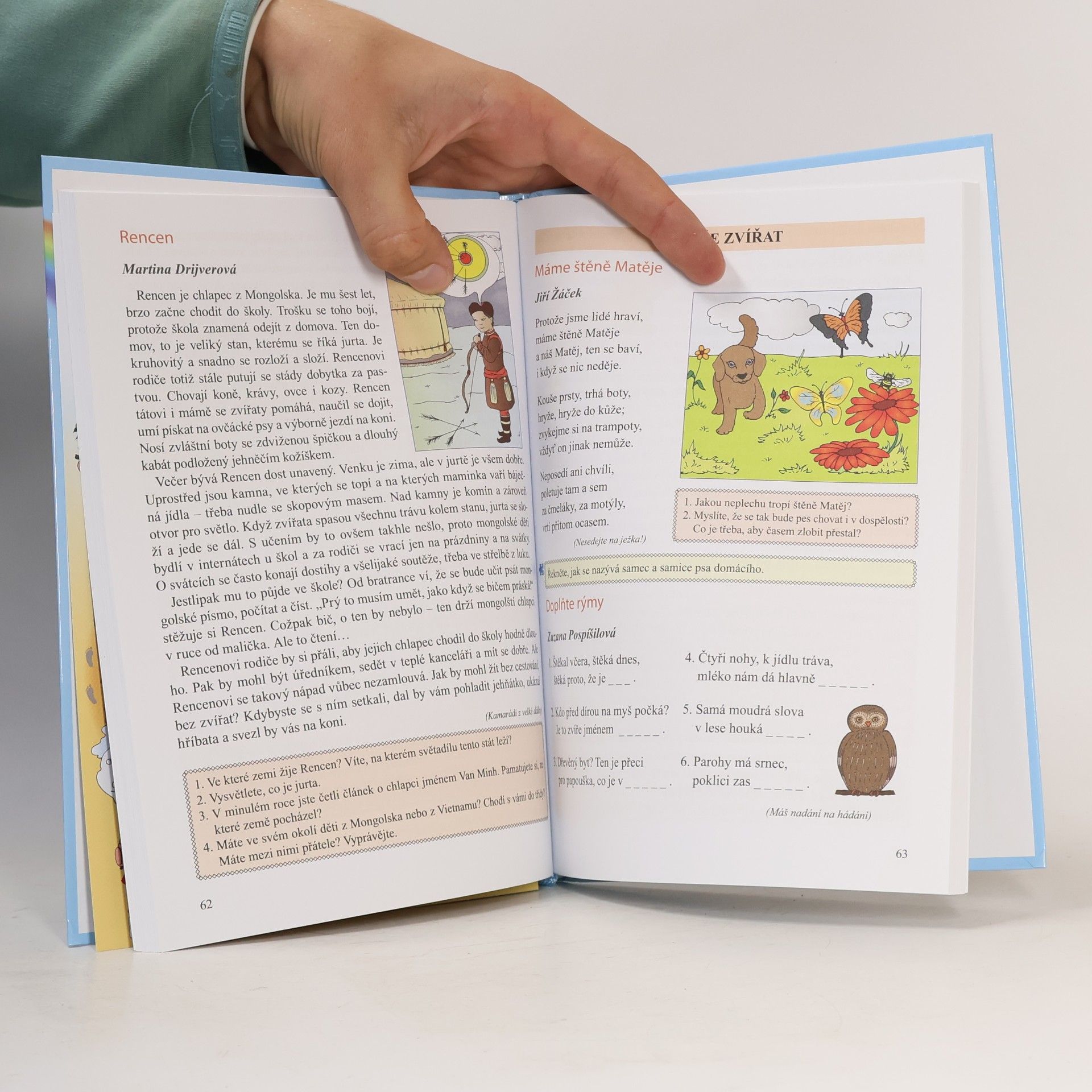 Autorenkollektiv Čítanka pro 3. ročník, Čtení s porozuměním