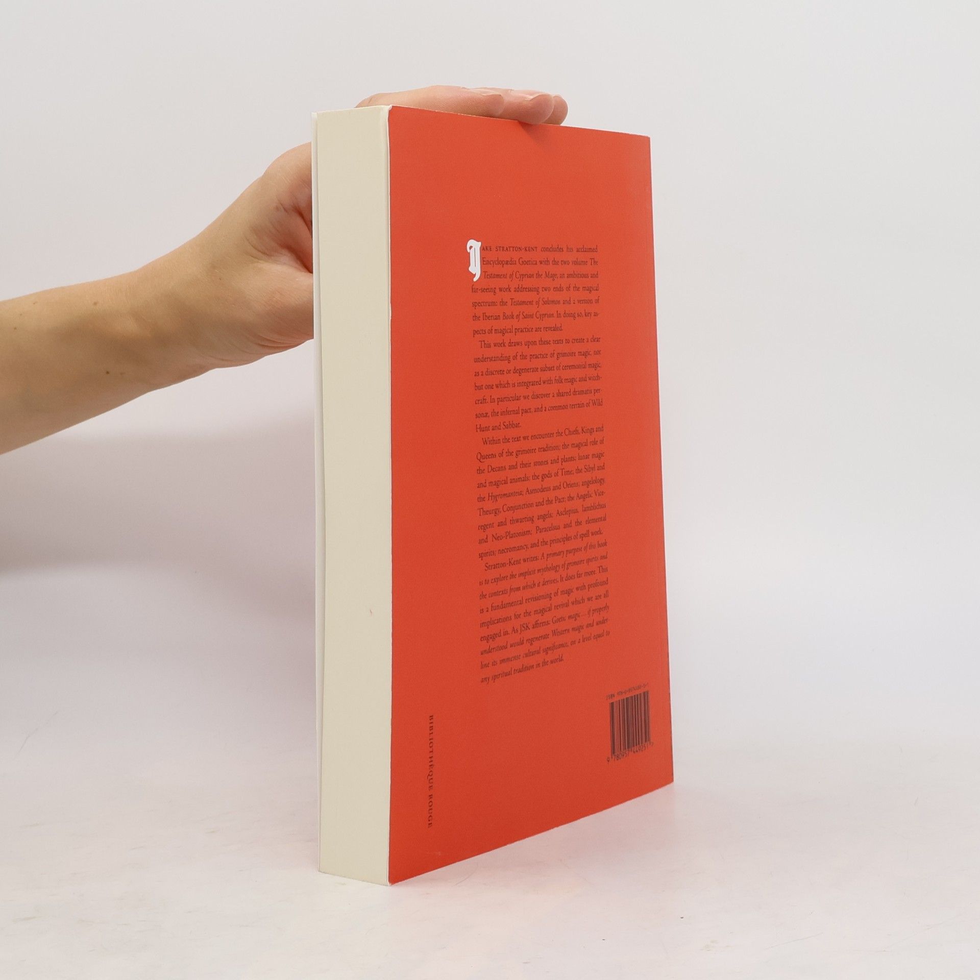Jake Stratton-Kent Encyclopaedia Goetica - 1: The Testament of Cyprian the Mage