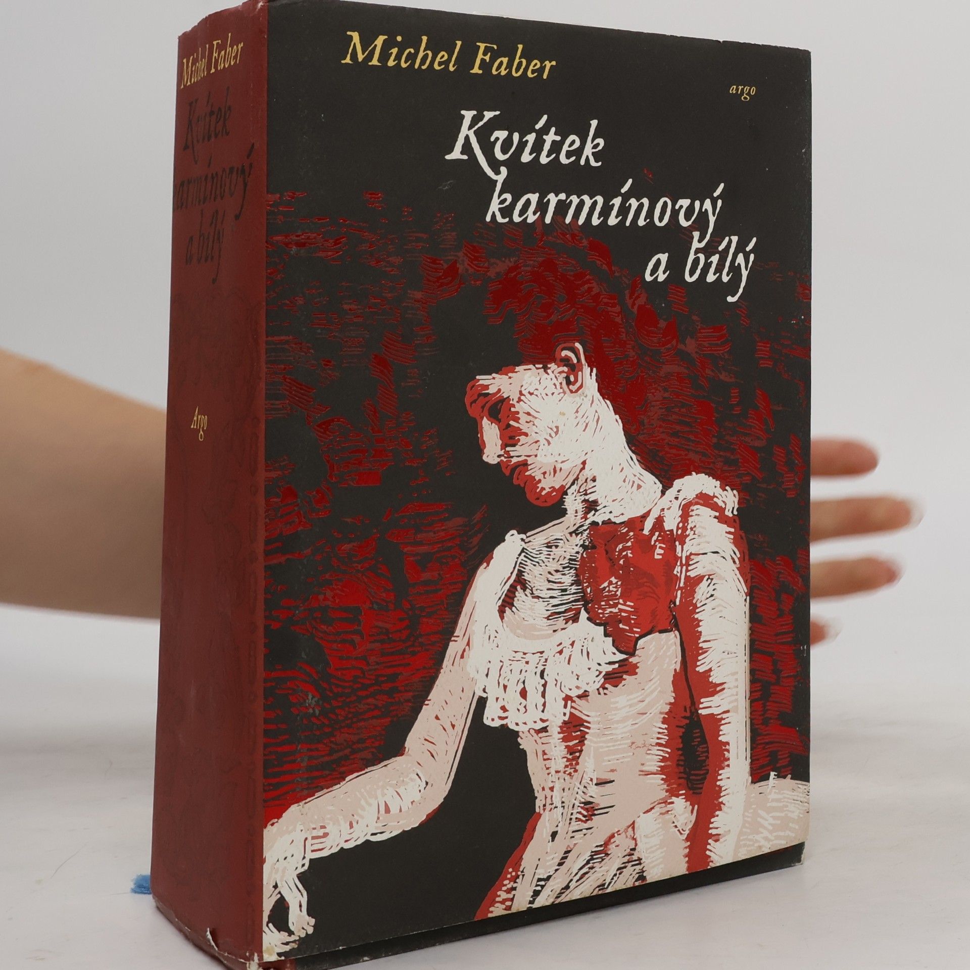 Michel Faber Kvítek karmínový a bílý