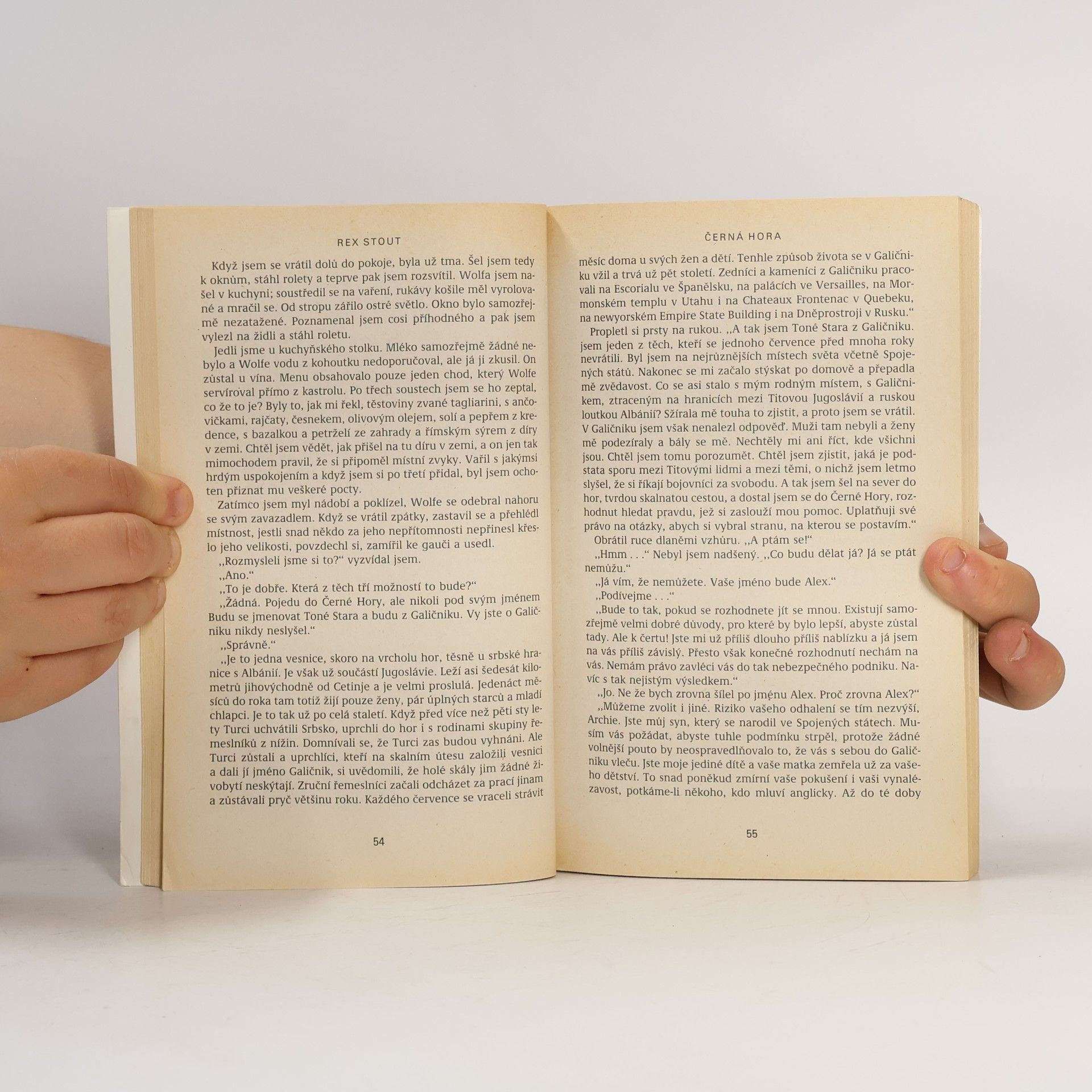 Rex Stout Černá Hora