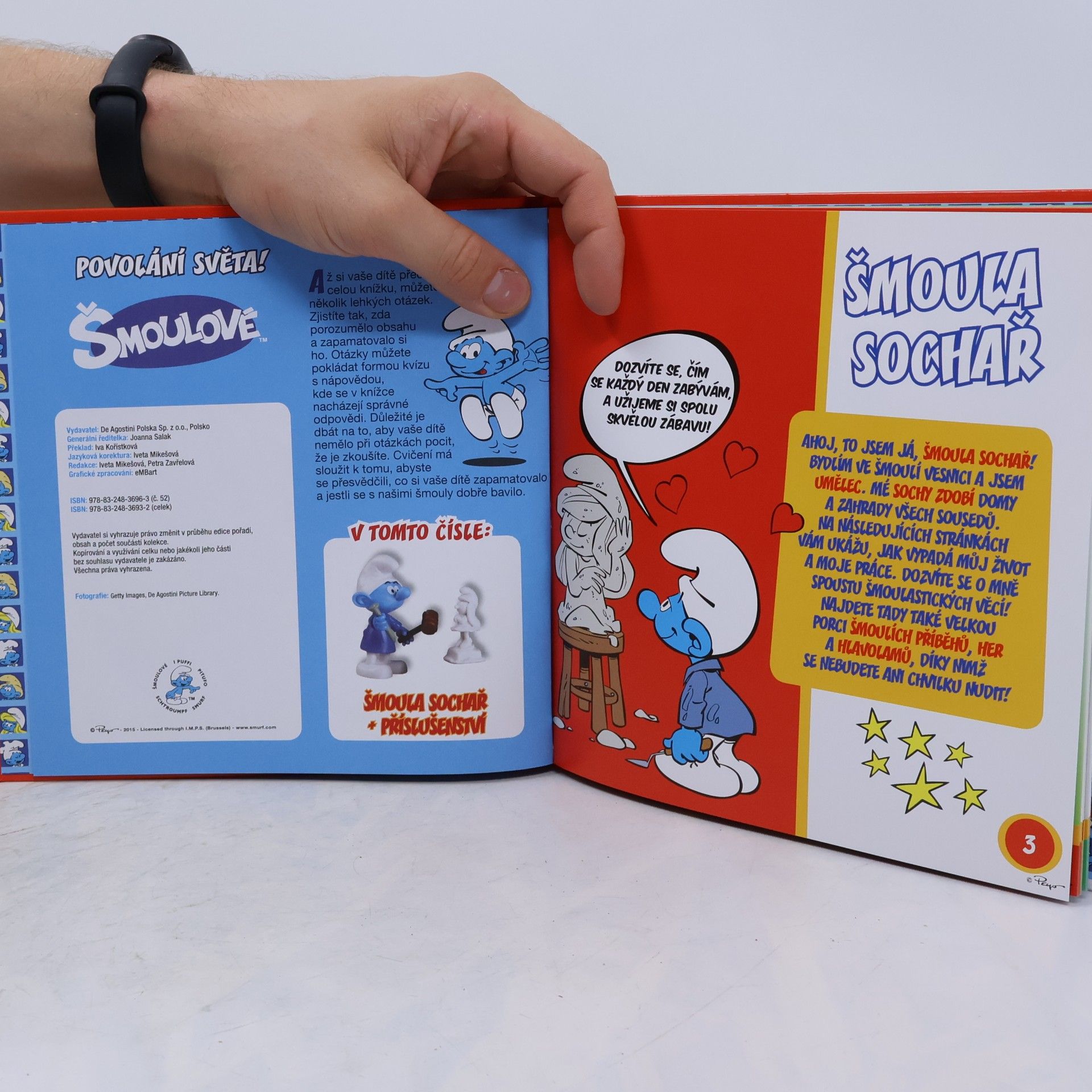 kolektiv Šmoulové. Povolání světa! 52. Šmoula sochař