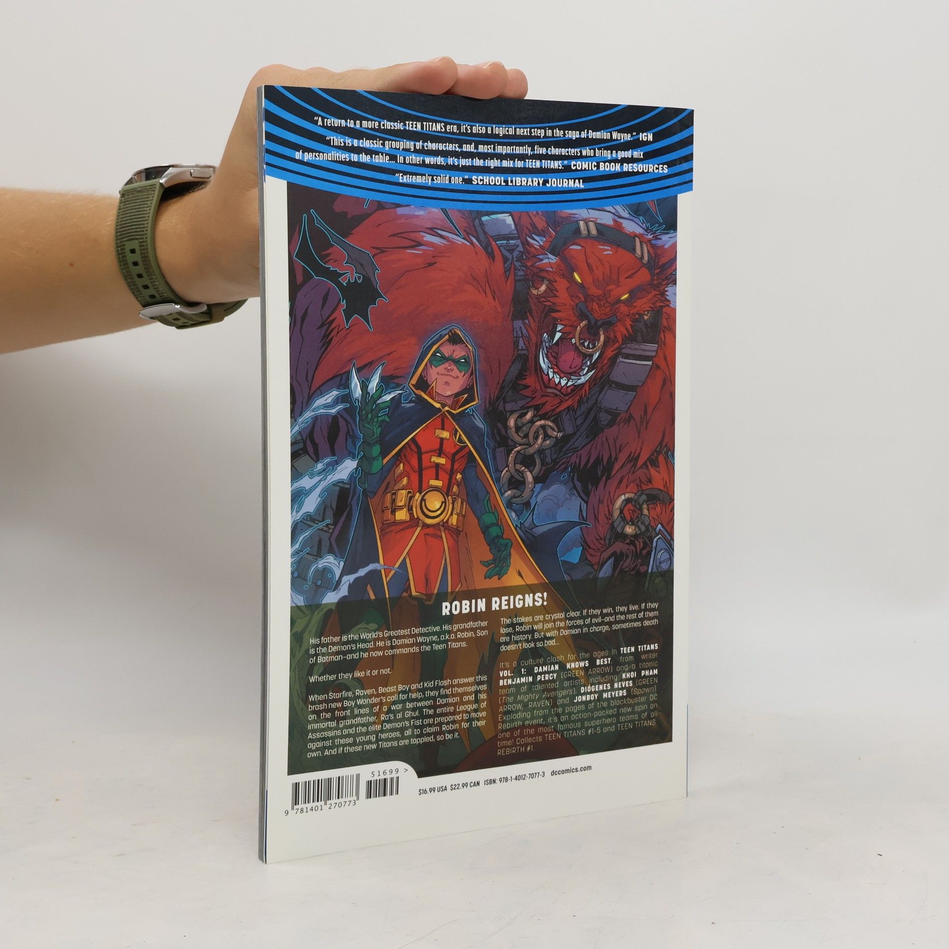 Benjamin Percy Teen Titans Vol. 1 Damian Knows Best (Rebirth)