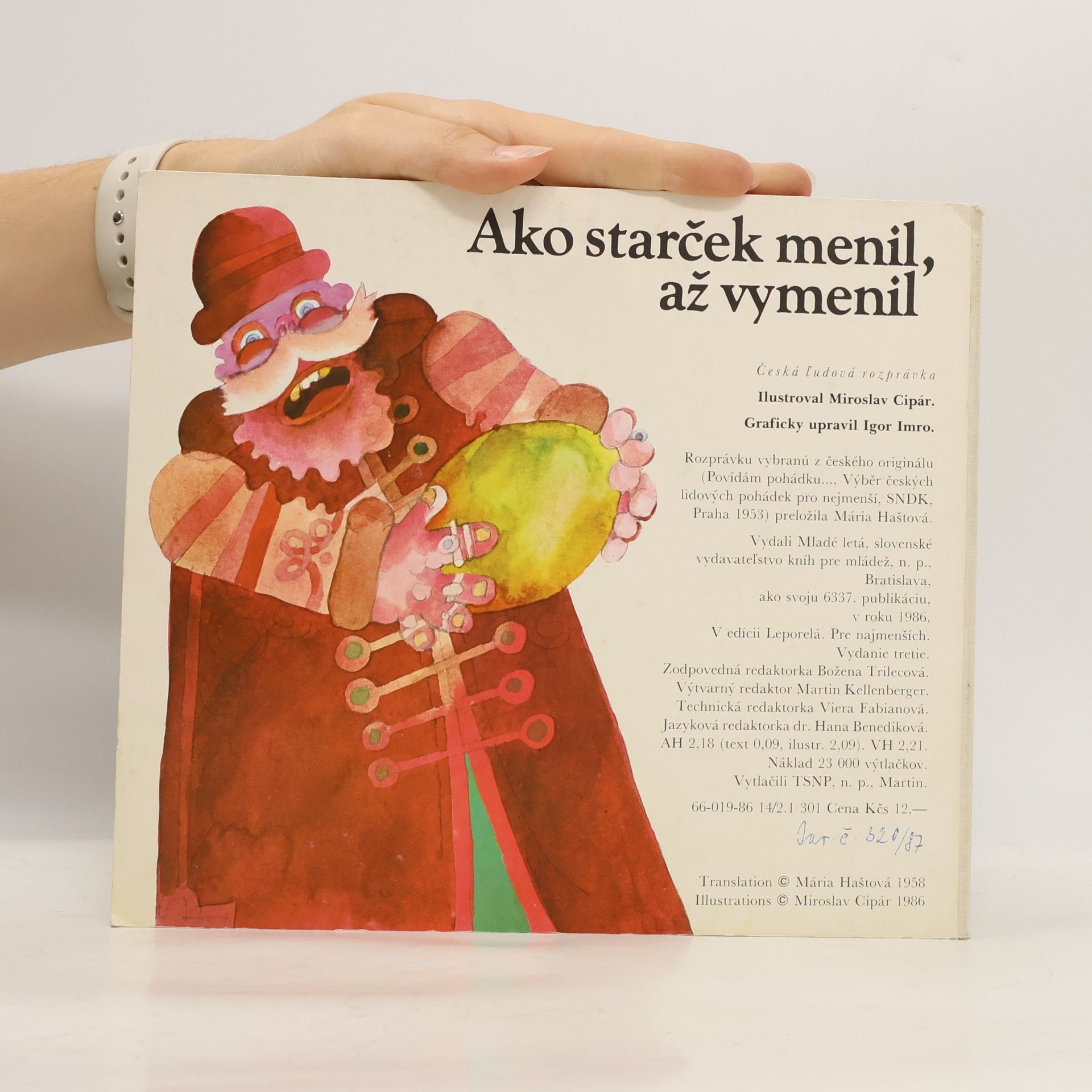 Miroslav Cipár Ako starček menil,až vymenil