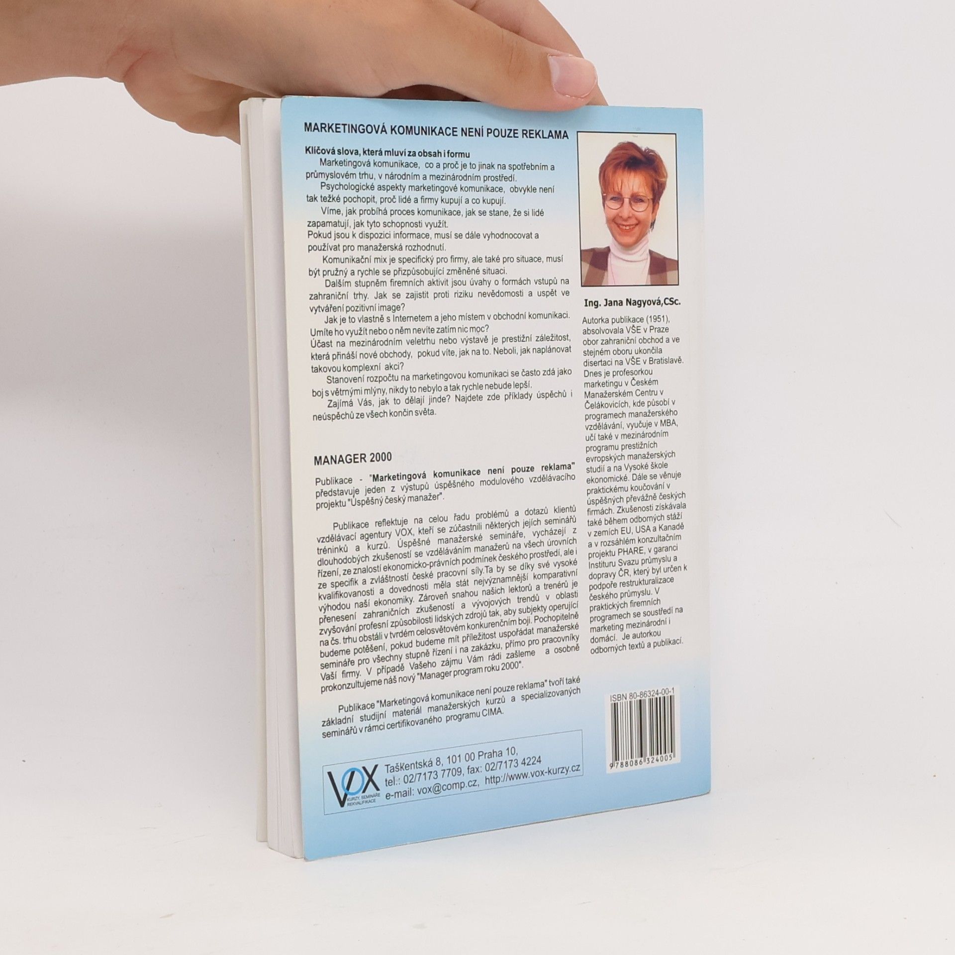 Jana Přikrylová Marketingová komunikace není pouze reklama