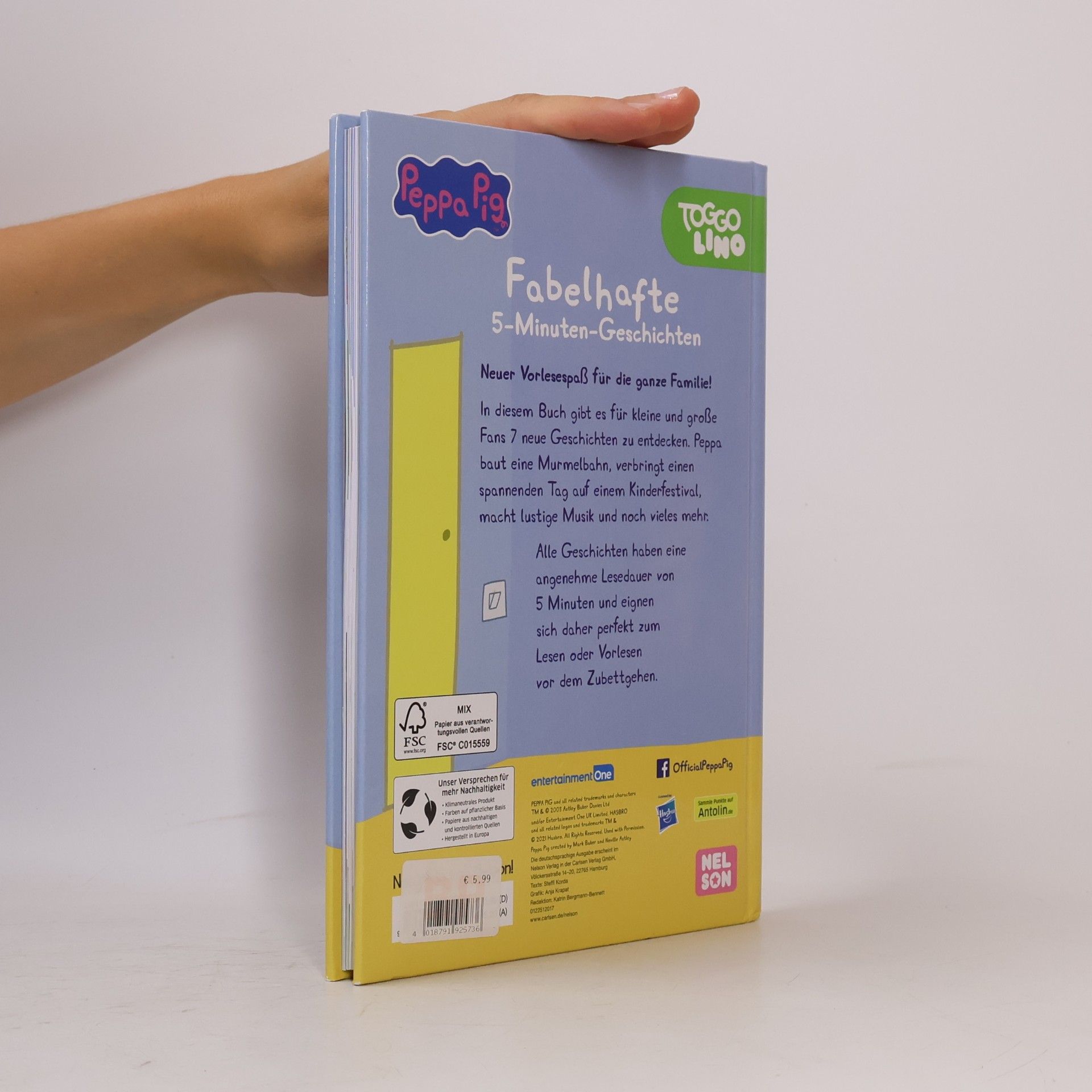 Various authors Peppa Pig: Fabelhafte 5-Minuten-Geschichten