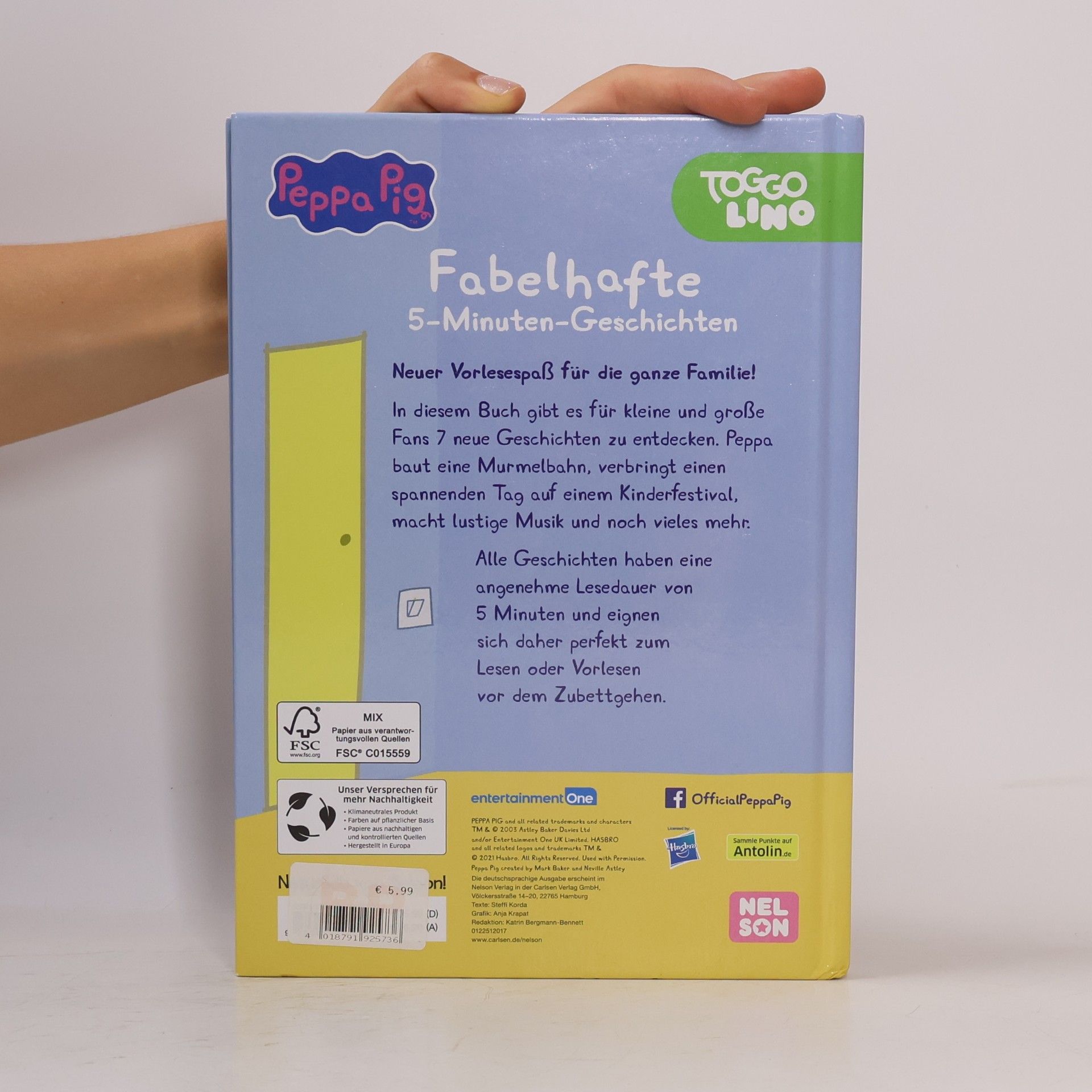 Various authors Peppa Pig: Fabelhafte 5-Minuten-Geschichten