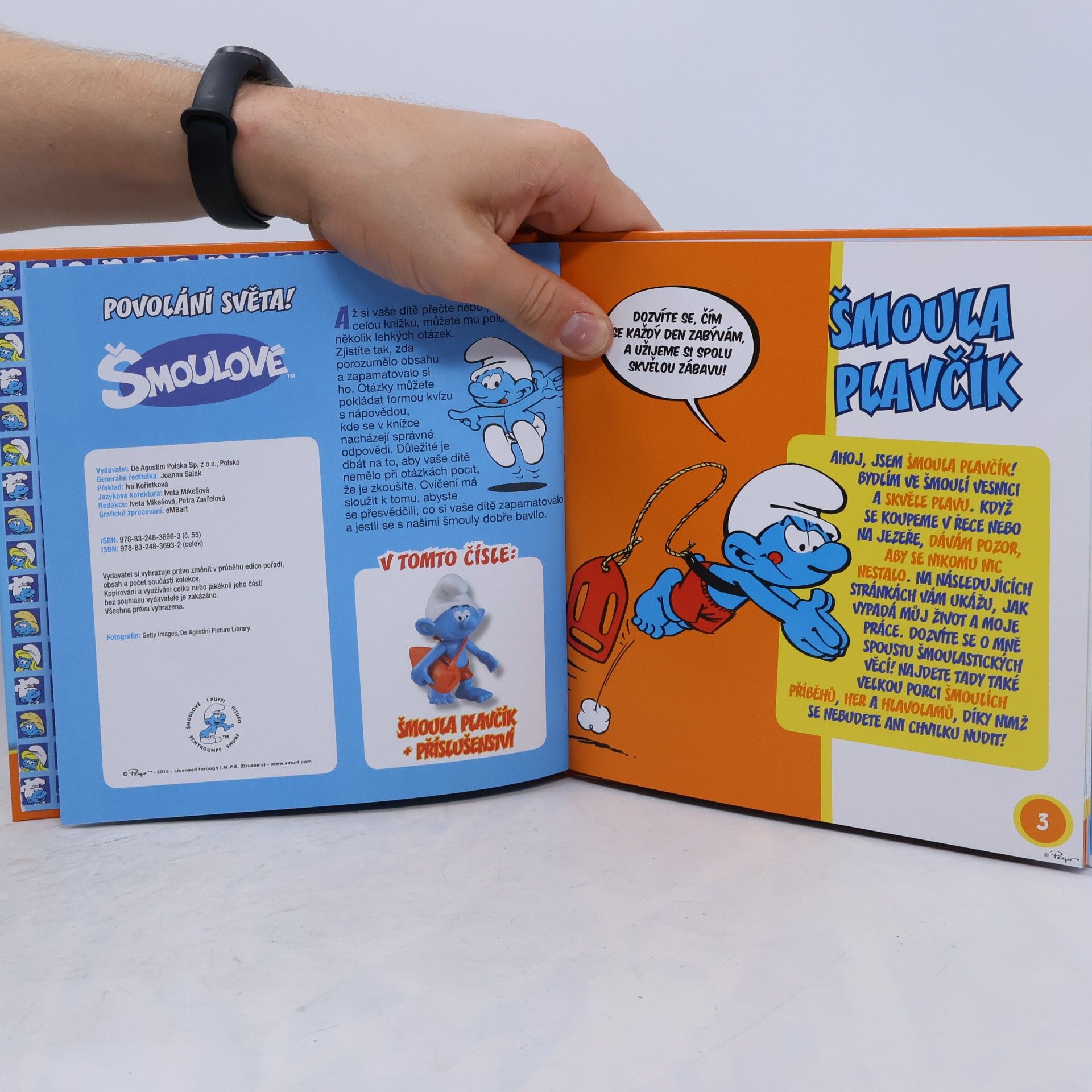 Kolektiv autorů Šmoulové 55. Povolání Světa! Šmoula Plavčík
