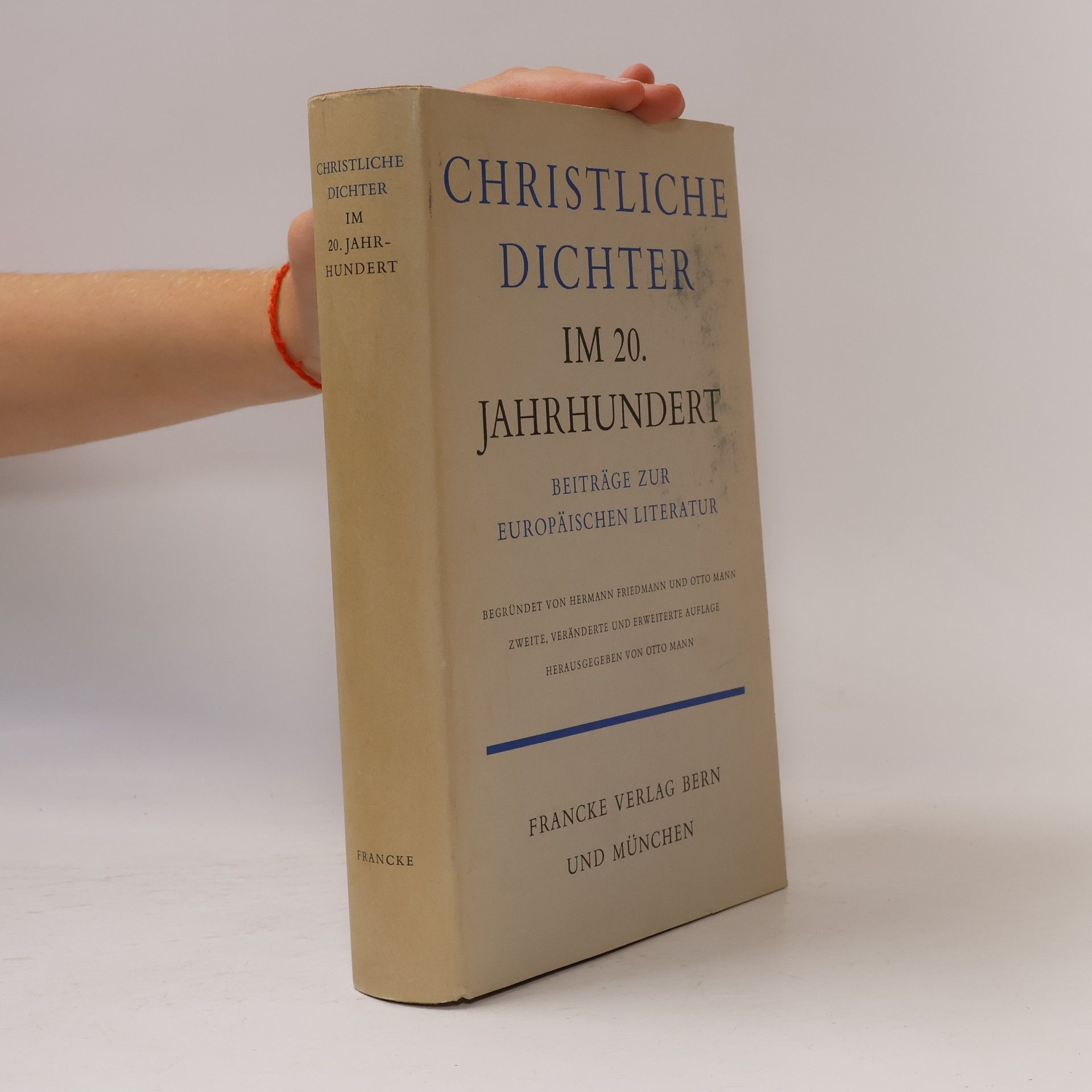 Hermann Friedmann Christliche Dichter im 20. Jahrhundert