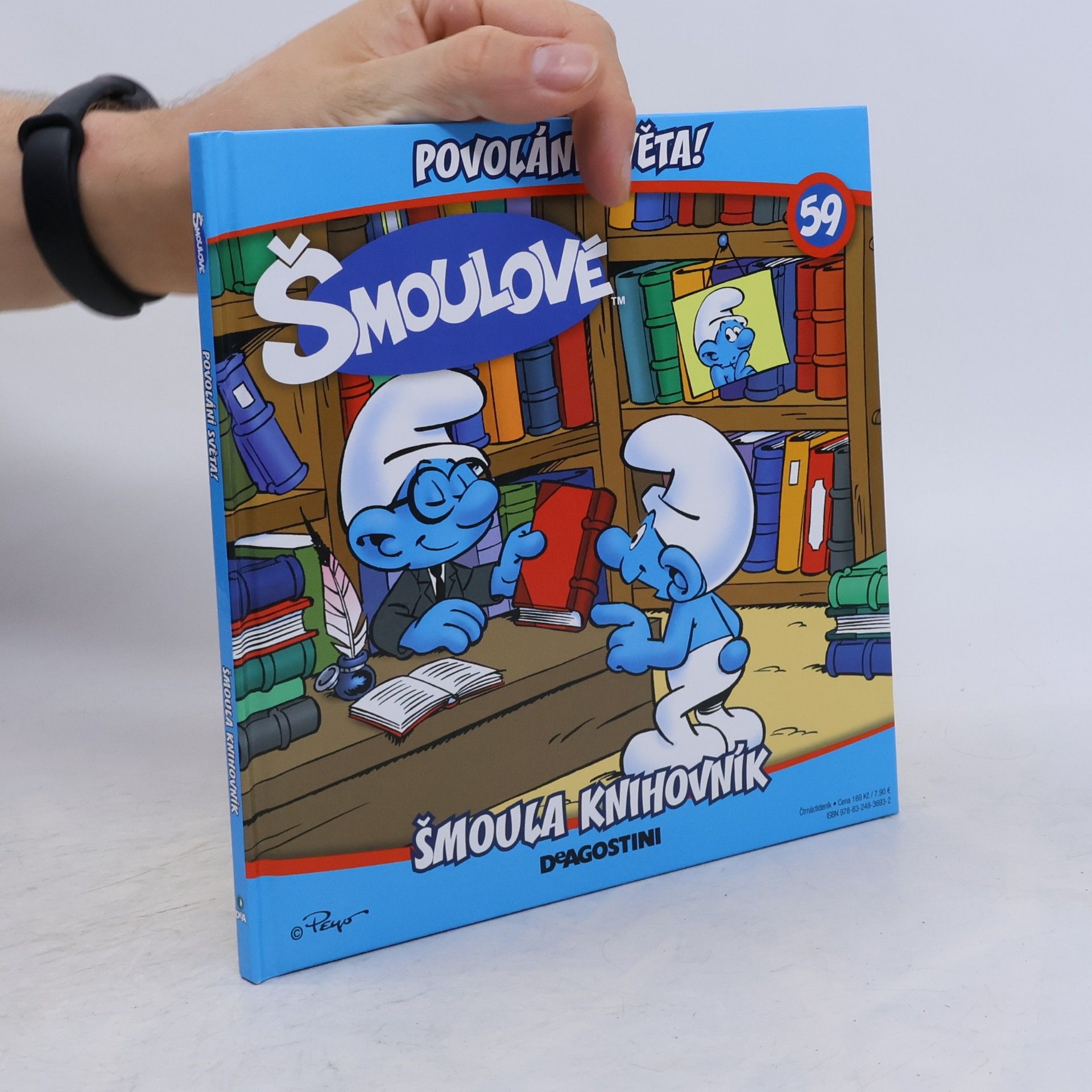 Kolektív autorov Šmoulové 59: Šmoula knihovník