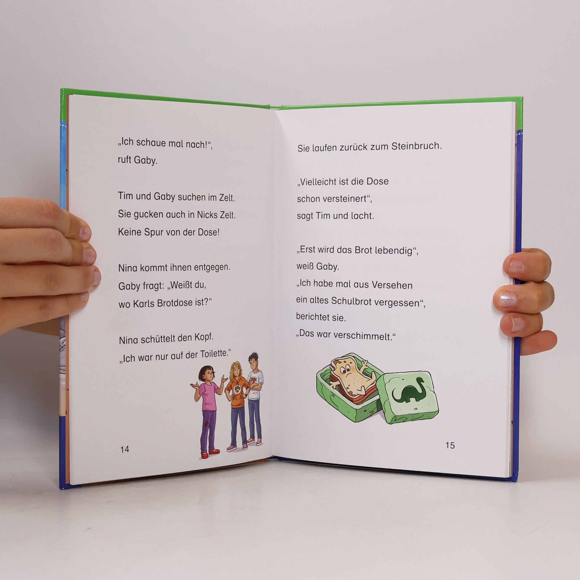 Kirsten Vogel TKKG Junior, Bücherhelden 1. Klasse, Verschwundene Dinos