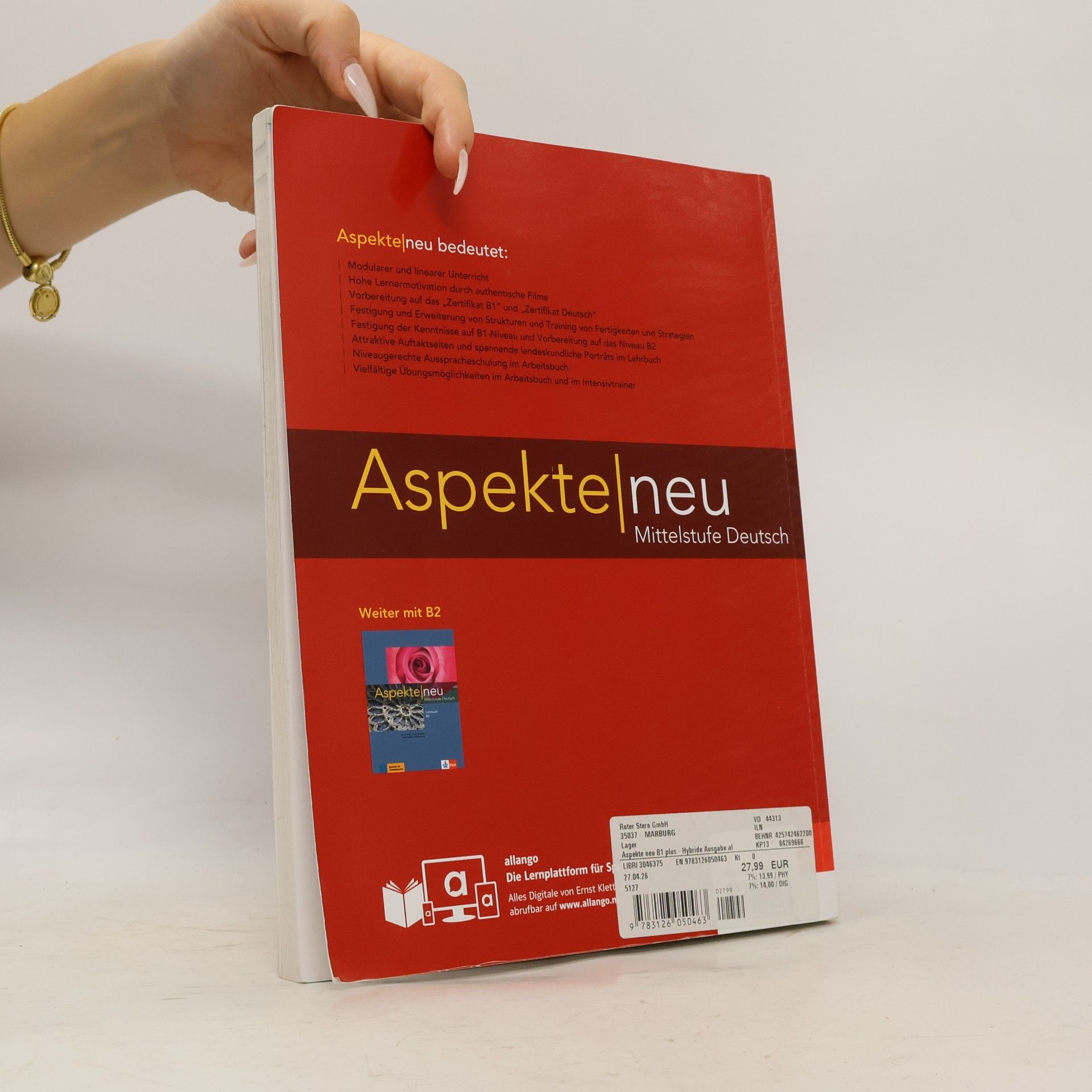 Autores varios Aspekte neu B1 plus - Hybride Ausgabe allango/Lehrbuch inklusive Lizenzschlüssel allango (24 Monate)